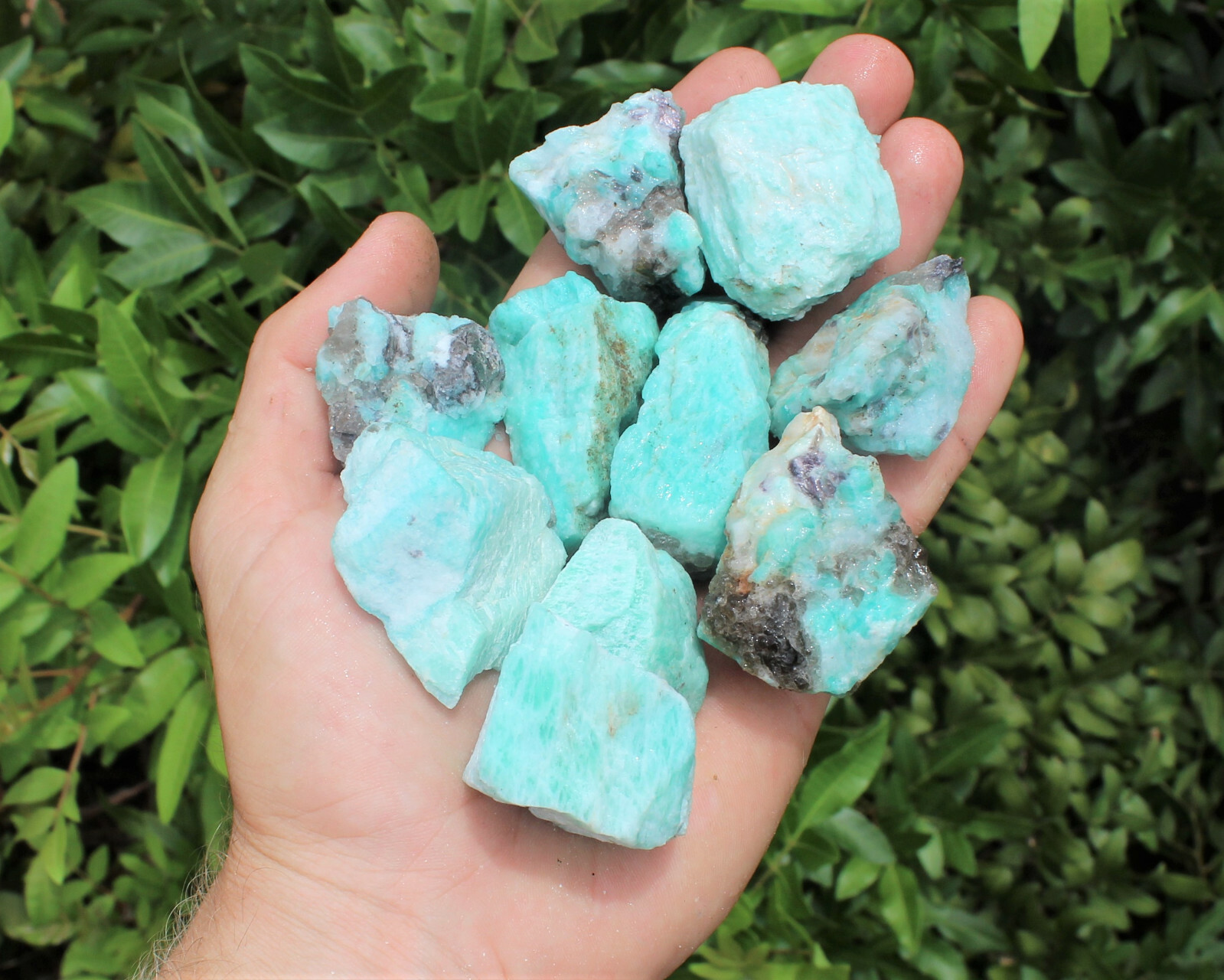1 Rough Amazonite Crystal (Natural Raw, Crystal Healing, Gemstone)