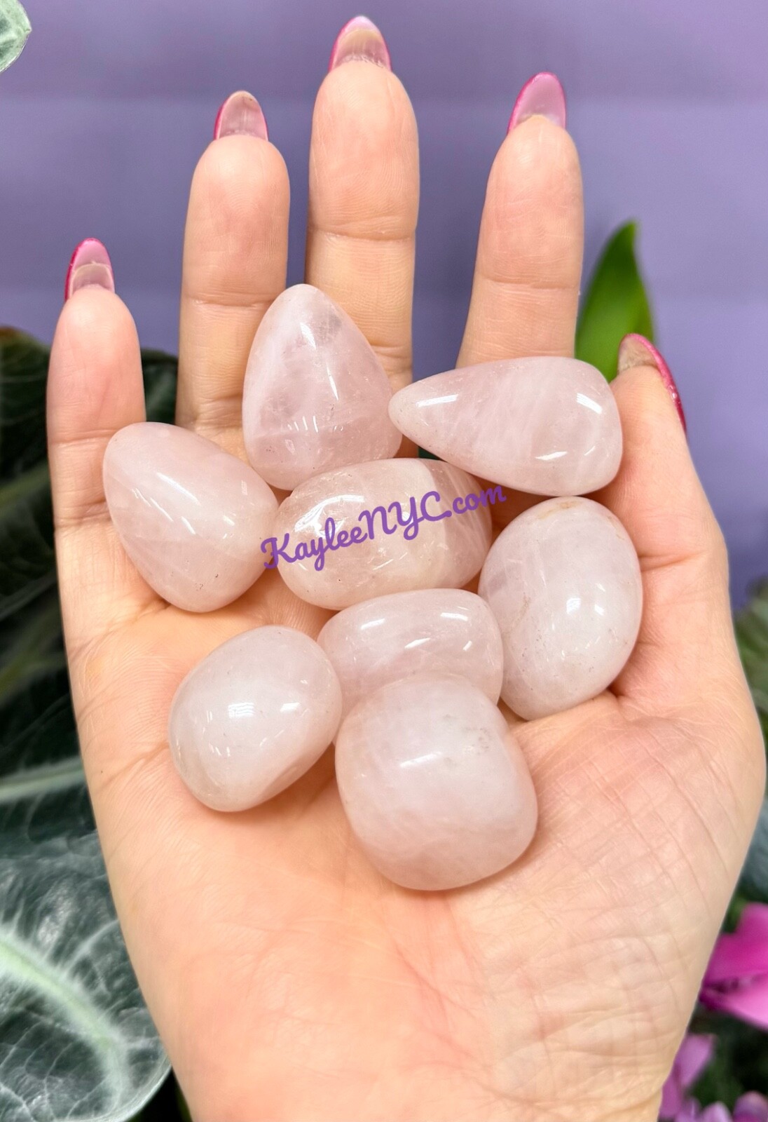 Wholesale Lot 2 Lbs Natural Rose Quartz Tumble Healing Energy