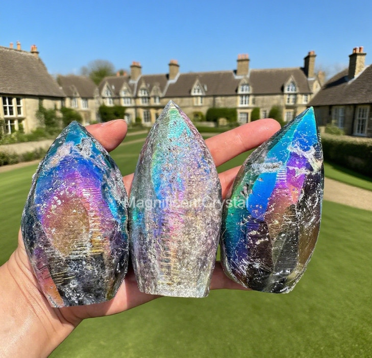 Angel Aura Sphalerite Mineral Specimen Art Home Decor Healing Energy Reiki Gifts
