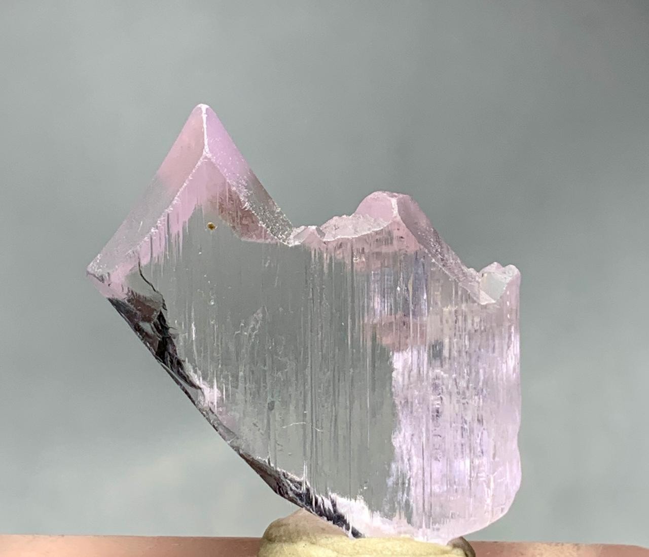 Natural Pink Kunzite Crystal From Afghanistan 46 Carat