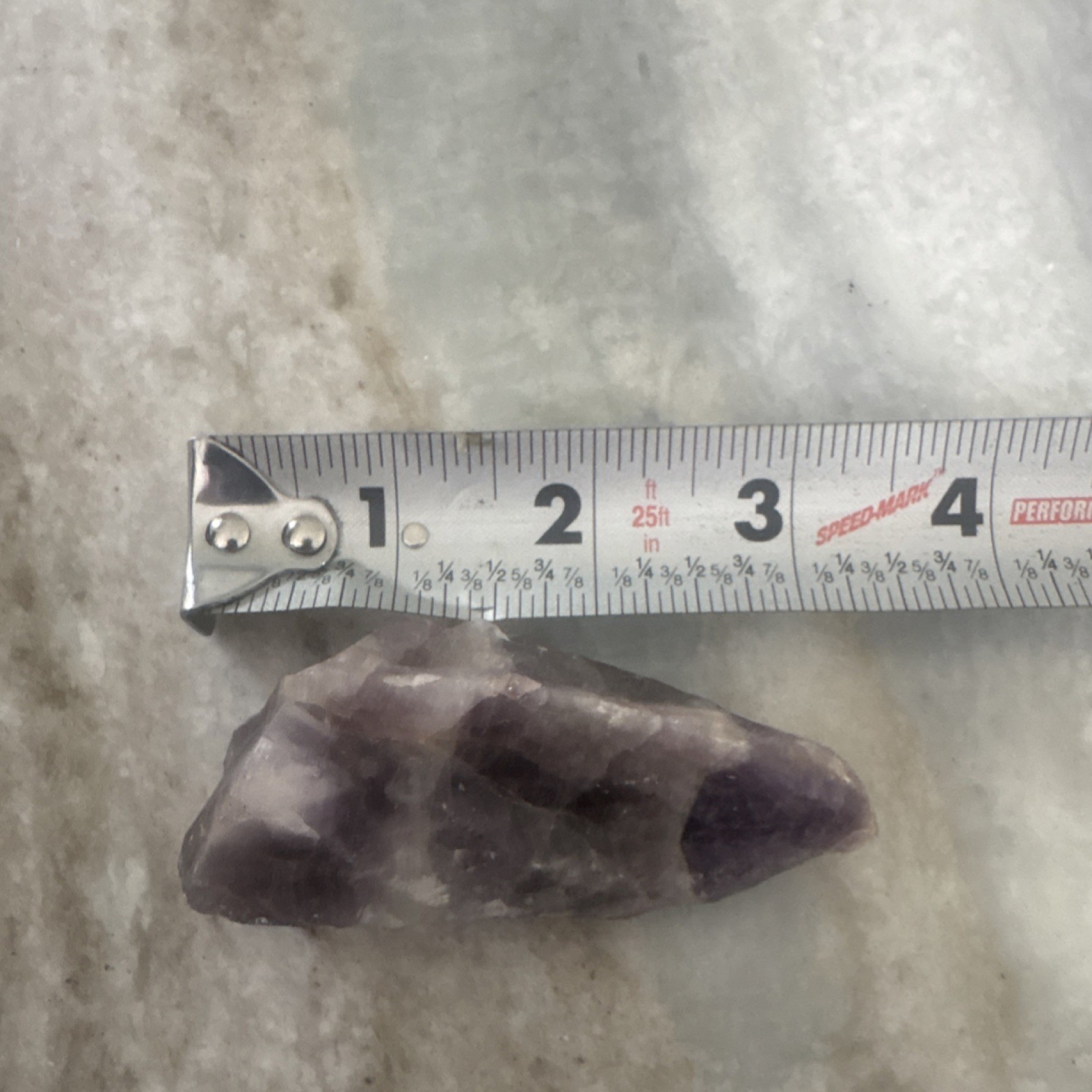 Raw Amethyst Crystal Specimen Natural Point Shape 3 Inch Mineral Gemstone
