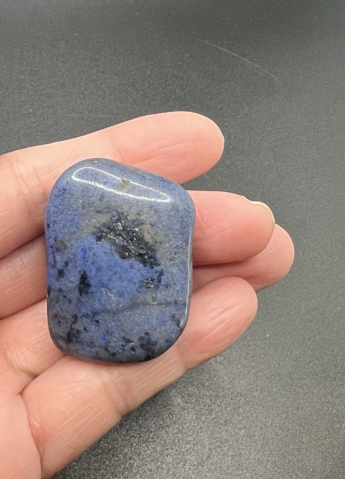 Dumortierite Genuine Stones from Mozambique 3pcs 82.1g Total