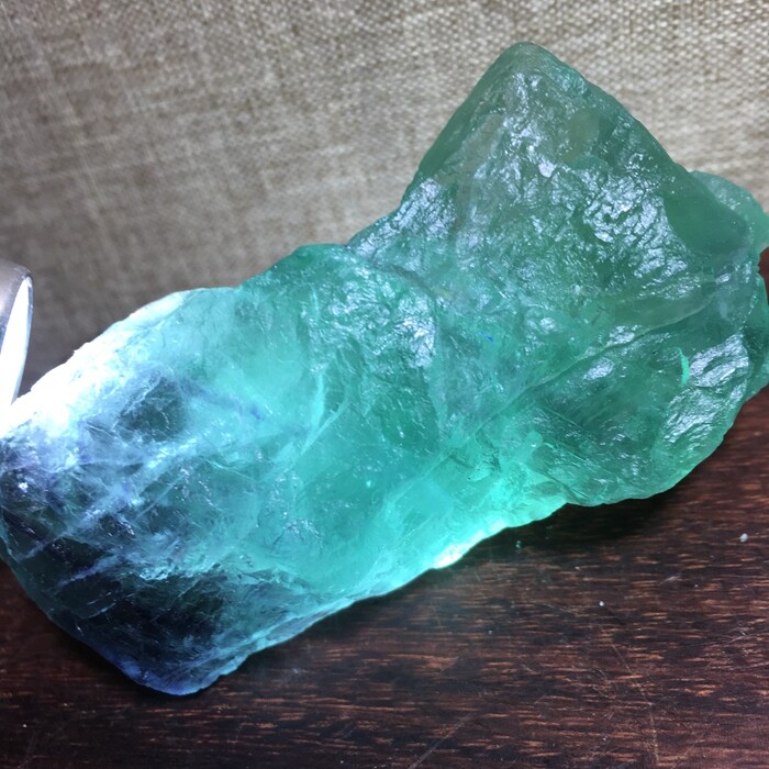 fluorite stone Crystal healing rough original Uncut Specimen 134g b2101