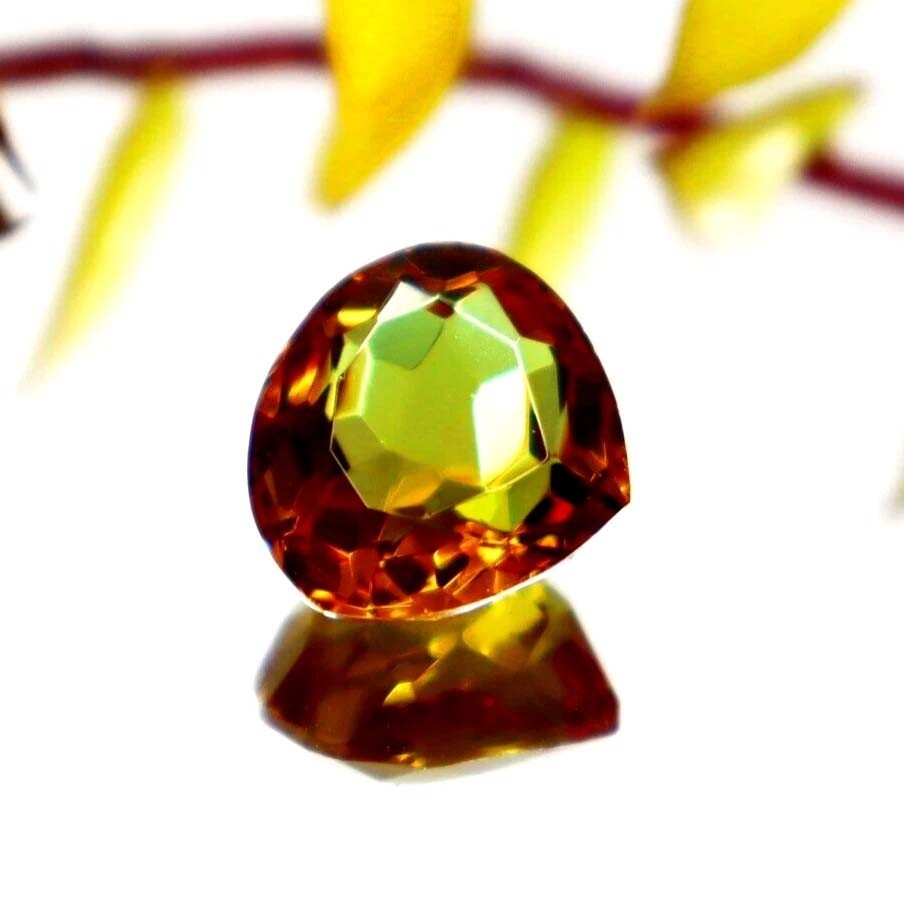 8 to 10 Ct Natural Pear Cut Brazilian Color Changing Alexandrite Loose Gemstone
