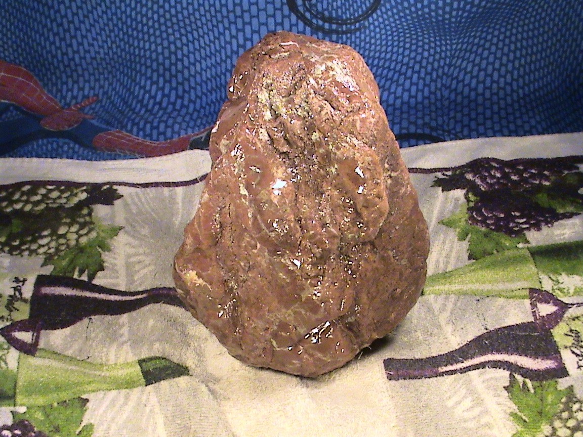 Chalcedony Red Jasper Agate #R444, Solid Rough Lapidary Specimen, 9 LBS, 5 OZ