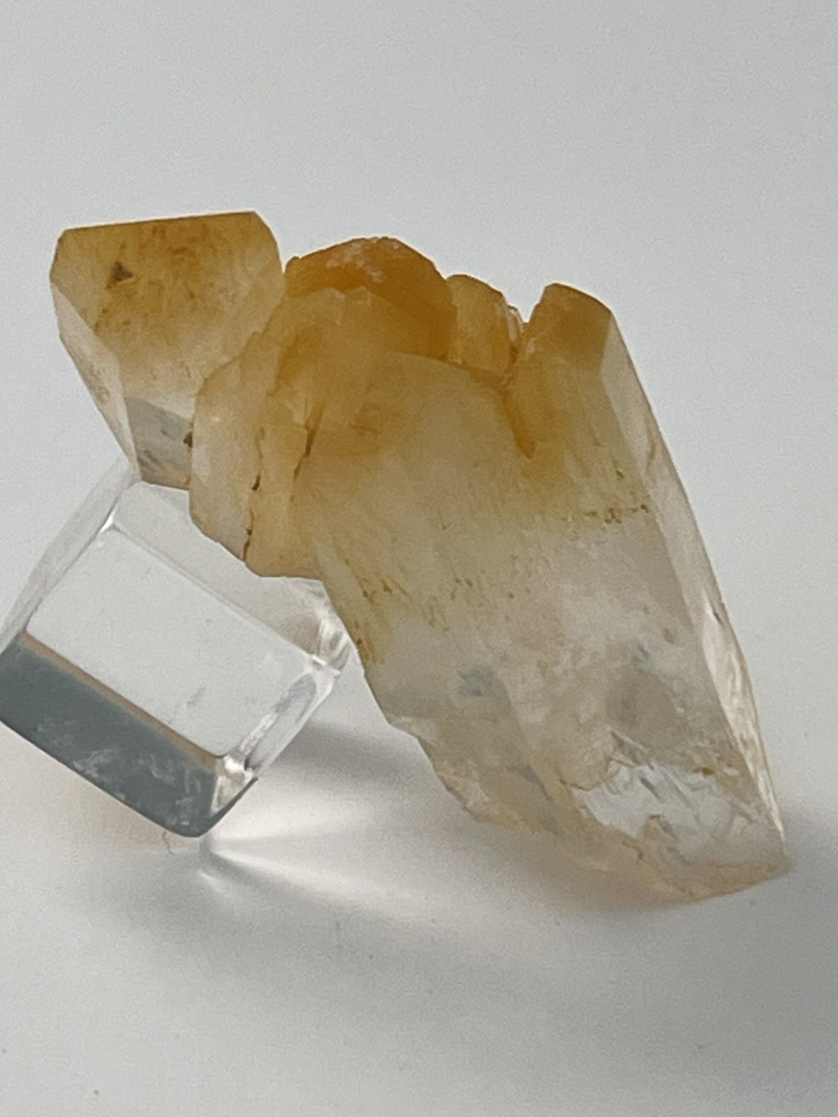 Mango Quartz (W/ Halloysite) Crystal Cluster Cabiche, Colombia 4 cm, 12 grams