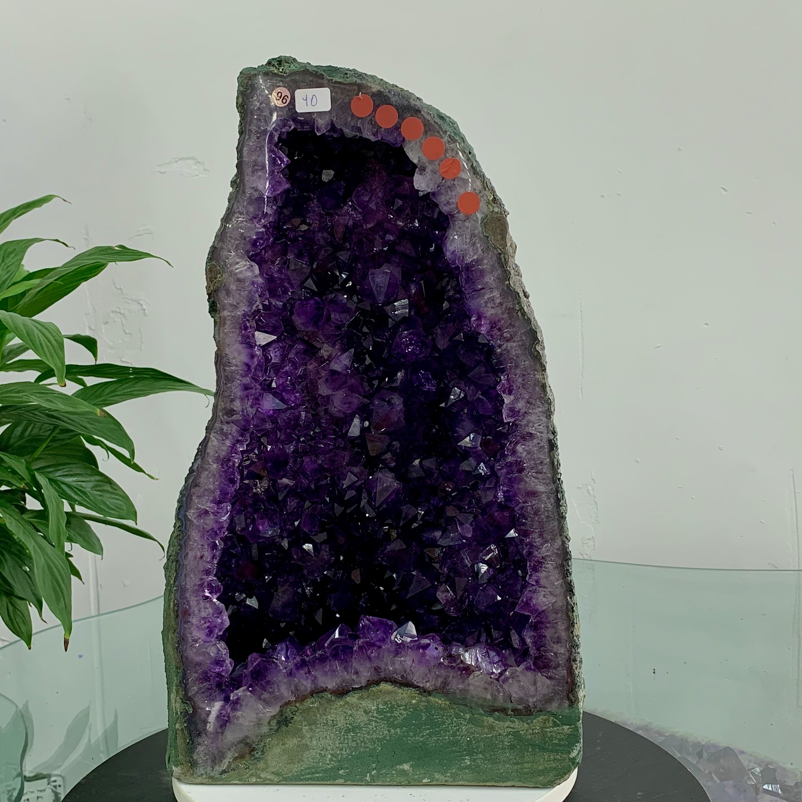 22LB Natural Amethyst geode quartz cluster crystal specimen Healing