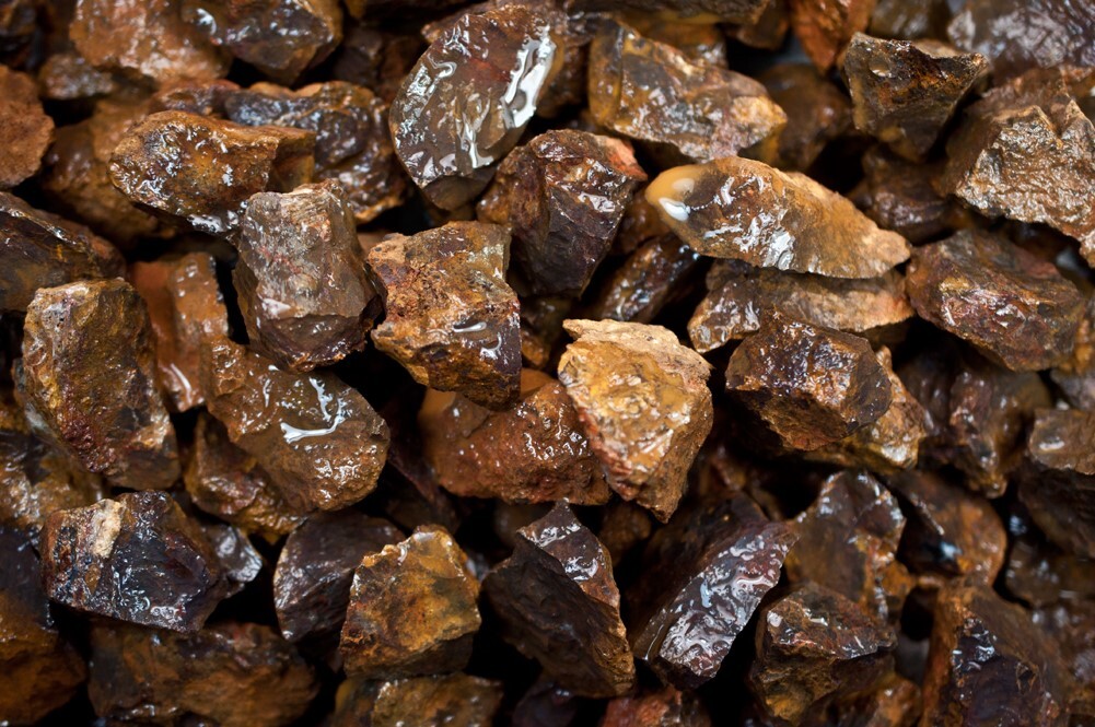 1/4 lb Hematite Rough Stones – Natural Crystal Mineral Rock Tumbling (Mada)