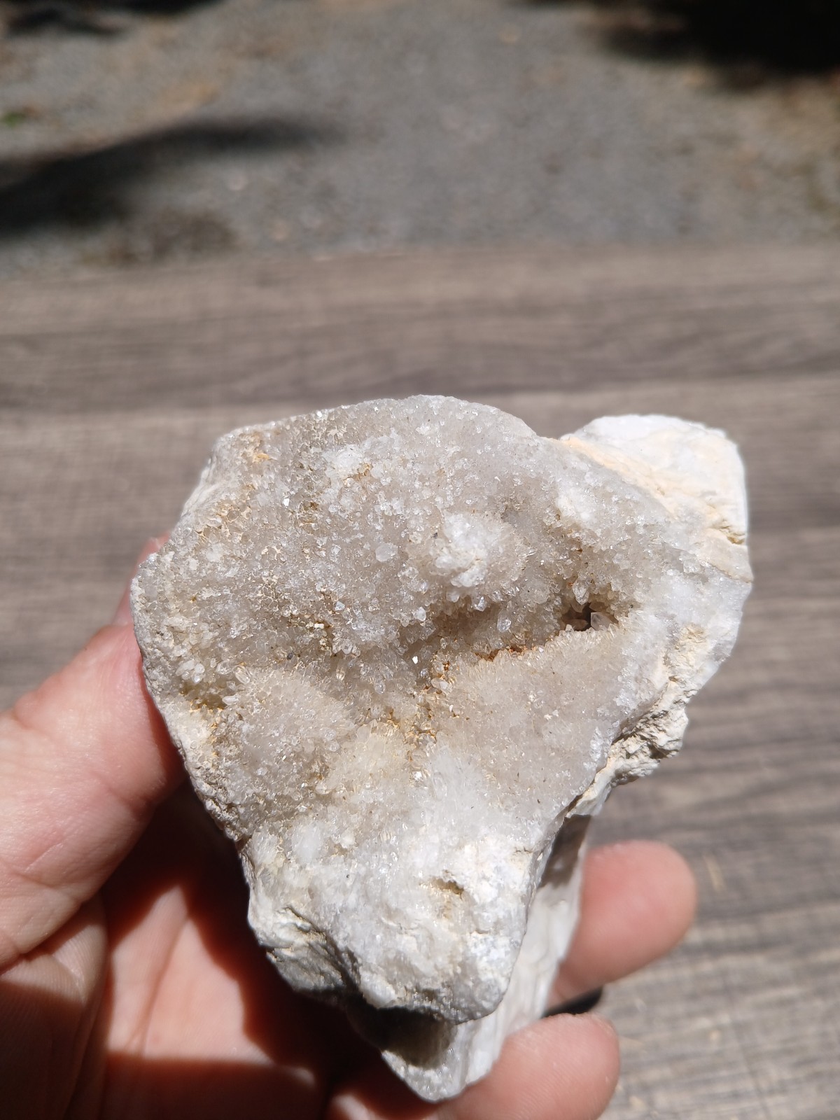 Rocking Duo Bundle: Red Accented Quartz Cluster And Grey Druzy Quartz