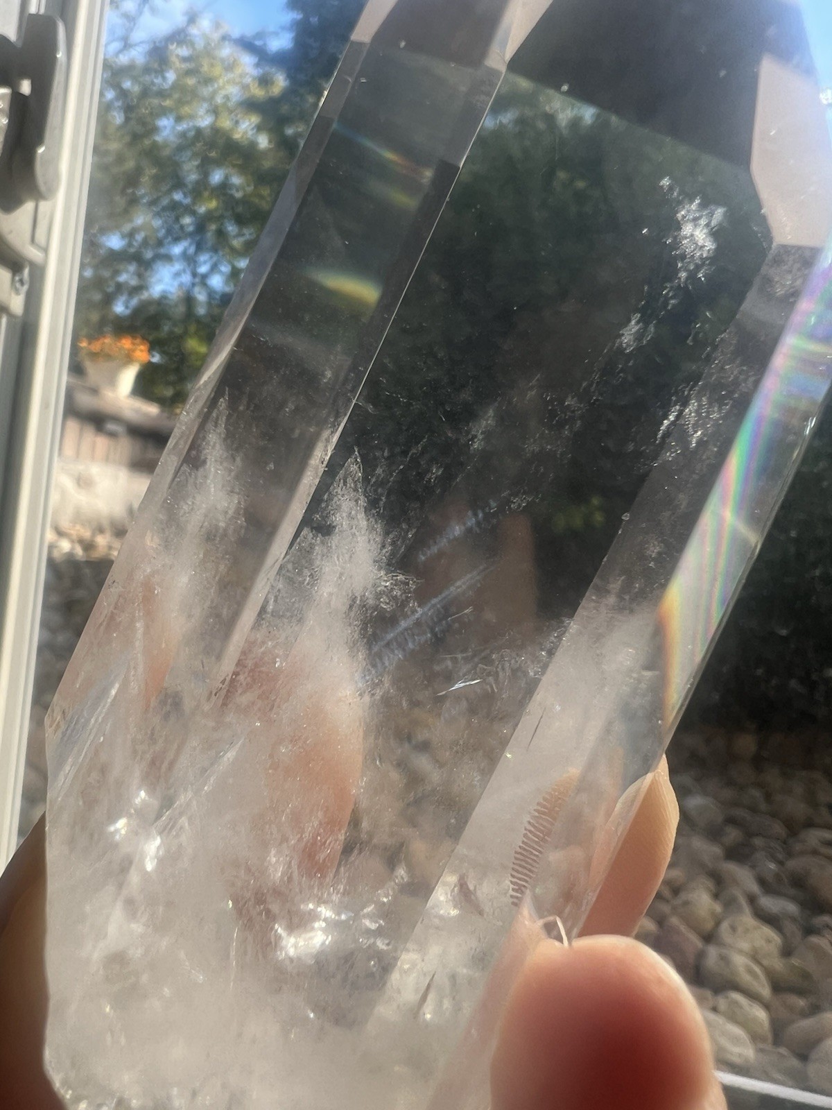 Blue Needle Quartz Point, 210g, Colombia