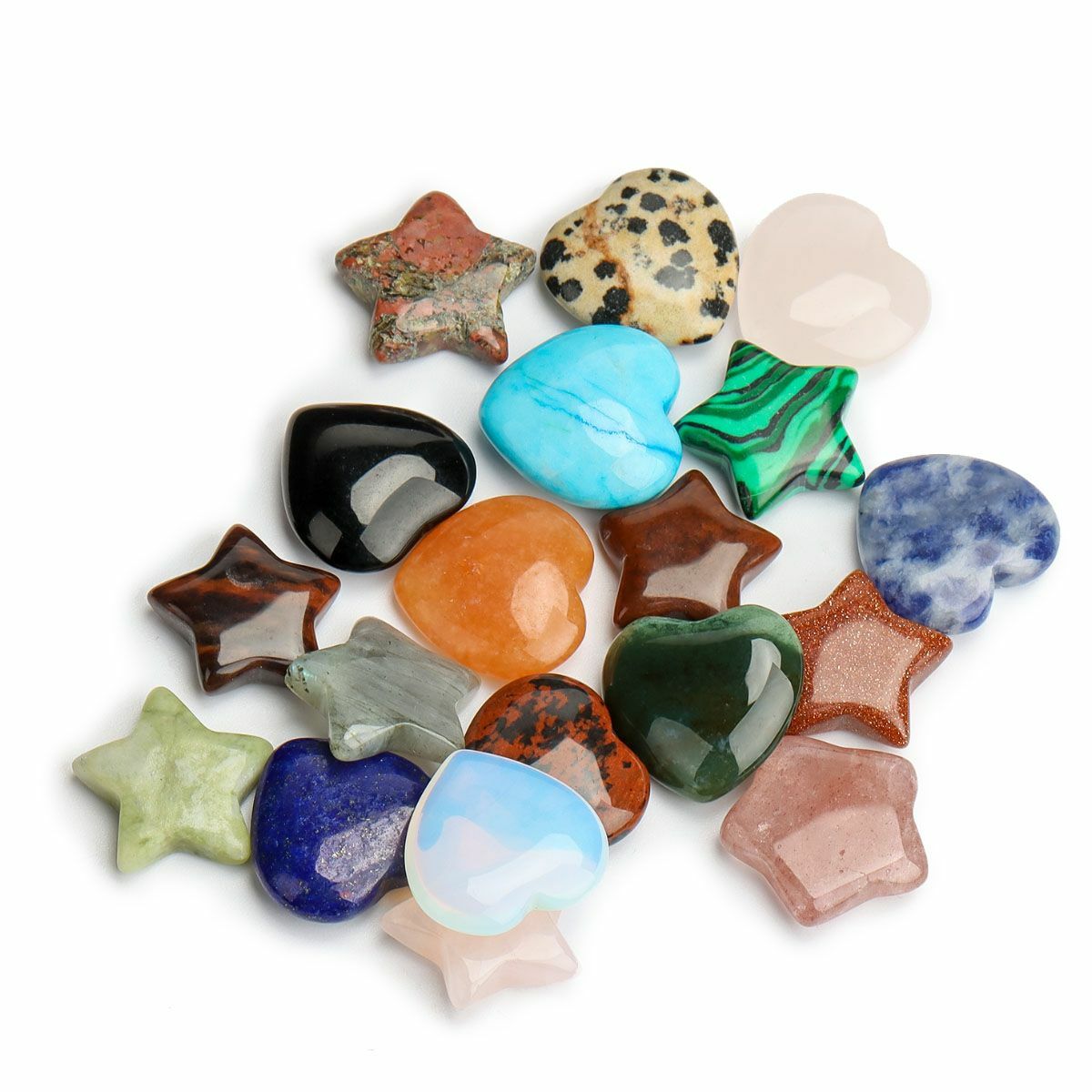 10x/Set Natural Healing Crystal Gemstones Reiki Chakra Collection Stone Specimen