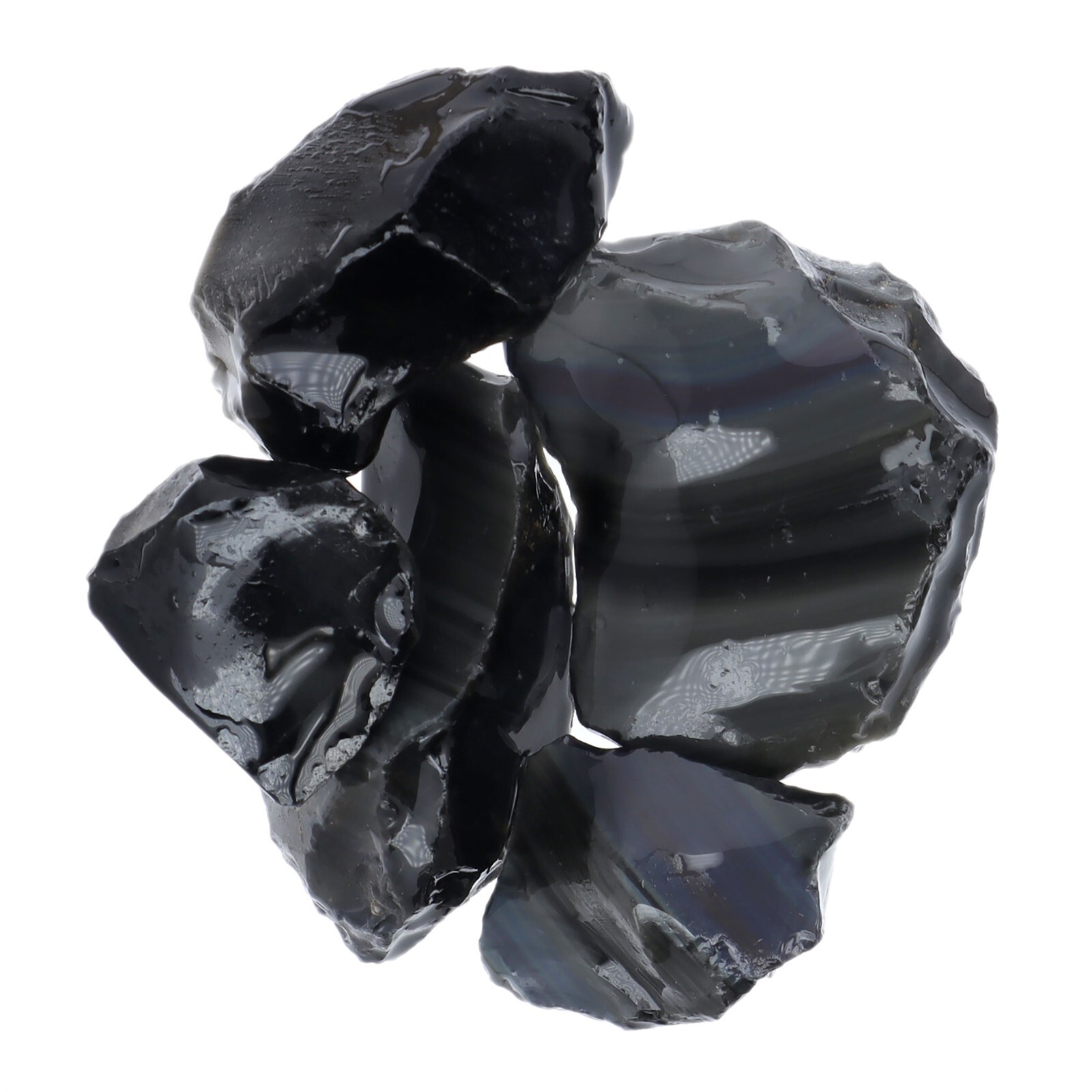 Rainbow Obsidian – Rough Rocks for Tumbling – Wholesale Stone Crystal (Mexico)