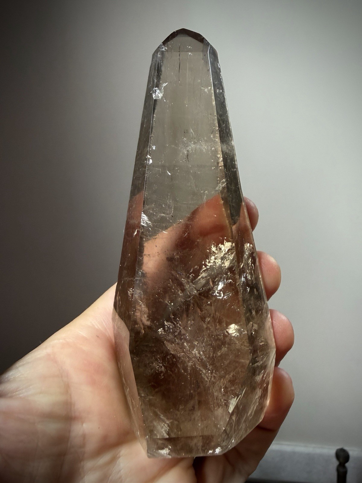 Natural Smoky Quartz Crystal Lemurian Quartz Crystal Brazil Quartz