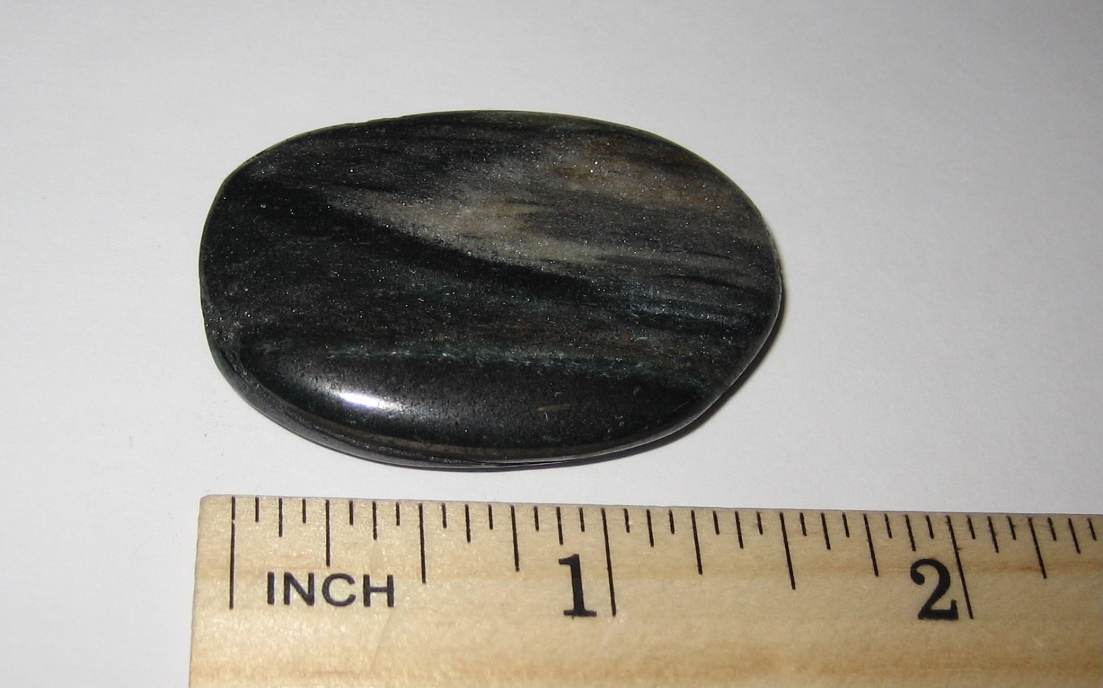 1.6″ TUMBLED POLISHED ‘ISUA STONE’ (OLDEST STONE) MINERAL GREENLAND 17.3grams *1