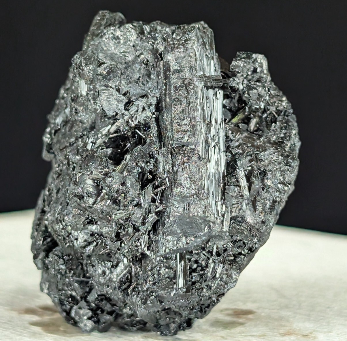 Black Tourmaline Cluster Raw Specimen Crystal Gemstone Chakra Reiki