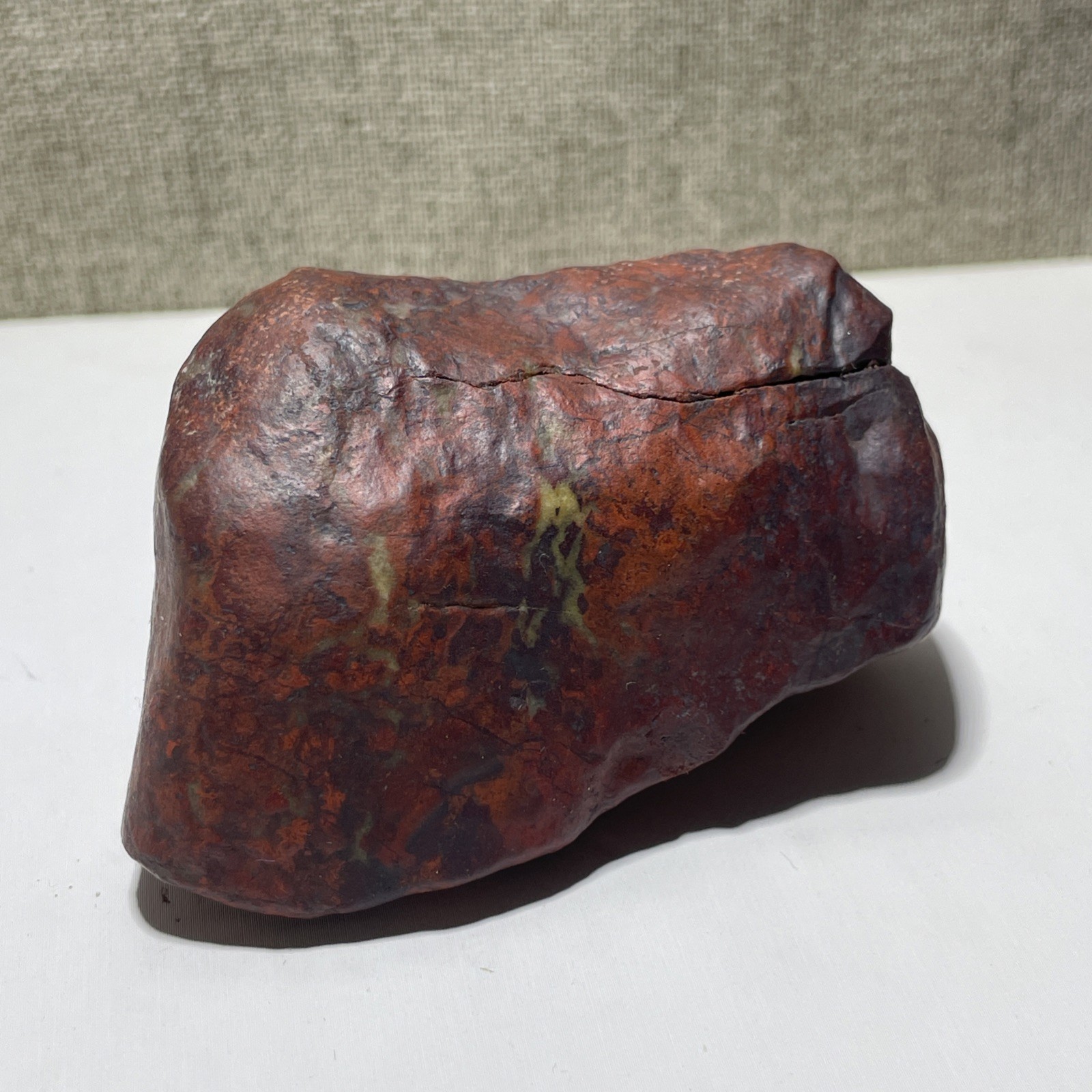 167g Natural Iddingsite meteorite specimen raw stone from China a6226