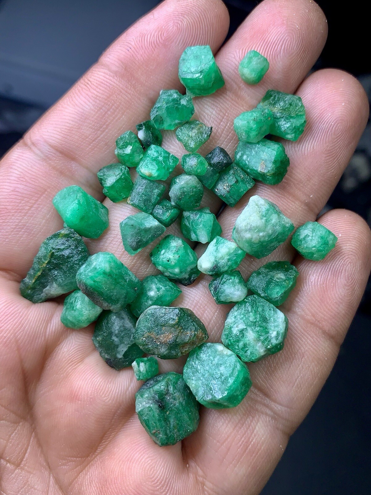 Emerald Terminated Crystal 140 Carats, Anniversary Gift, Love Birthday Gift, DIY