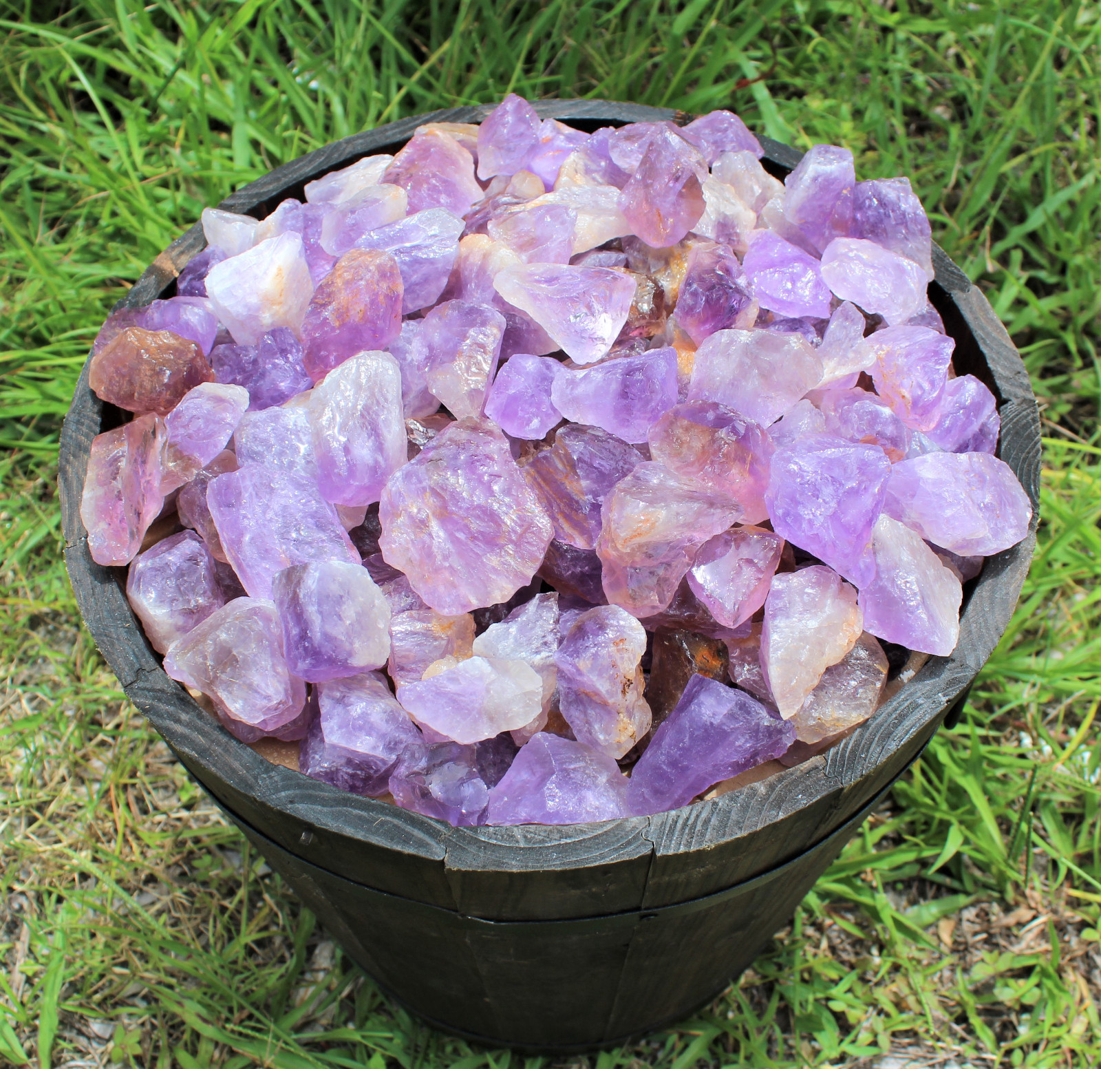 5 Pieces 1″ – 2.5″ Rough Amethyst Natural (Brazil) Gemstone Raw Crystal Healing