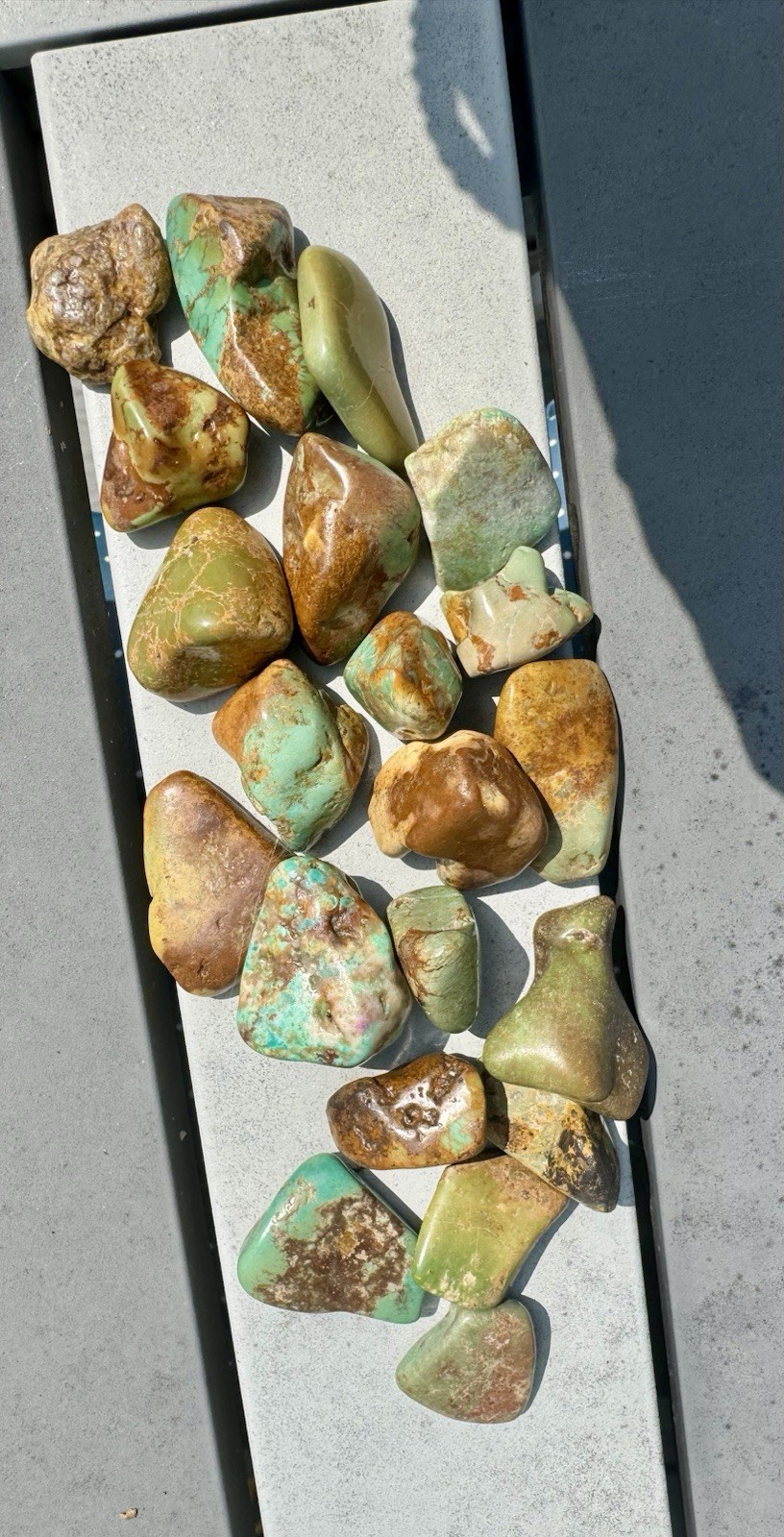 200 Grams If Turquoise Tumbles 21 Pieces