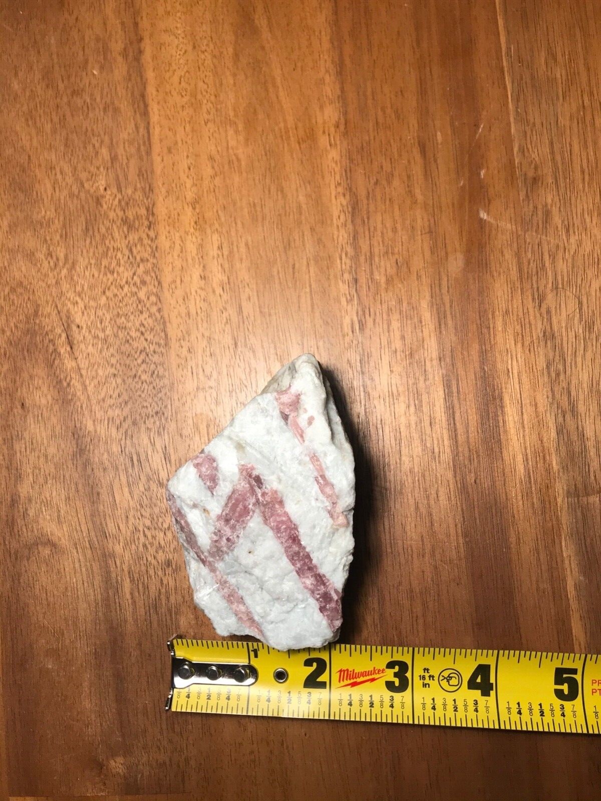 Pink tourmaline quartz crystal rough raw natural freestanding  3.5″x2″x2″