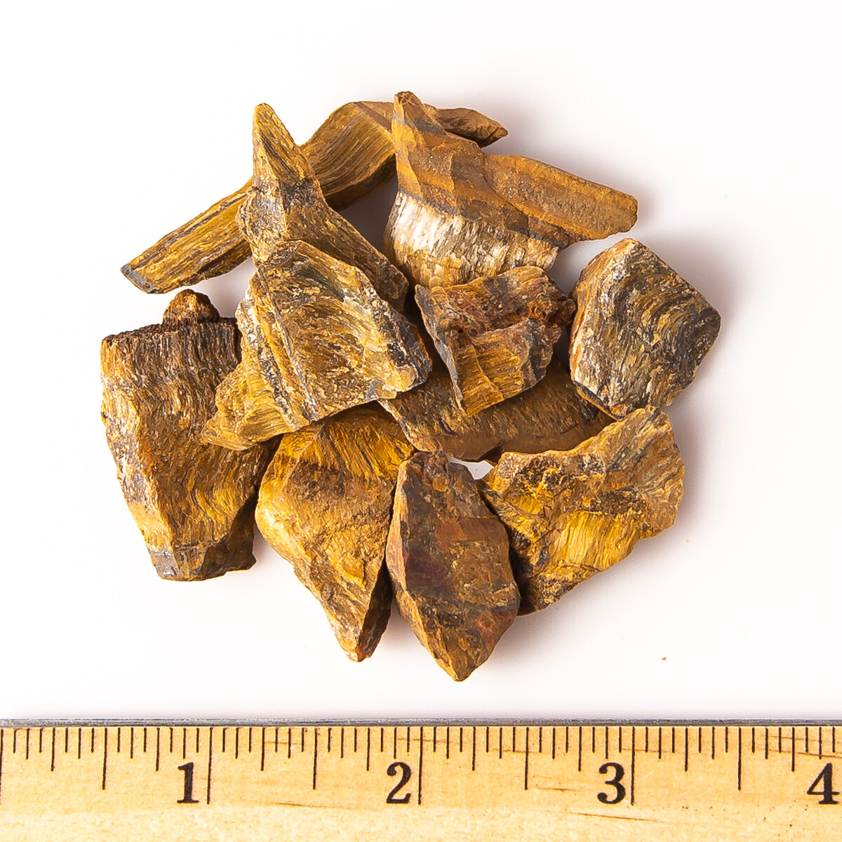 1 lb Rough Tigers Eye Gemstone Crystals 30-55 Stones Gem Rock Tumble Specimens