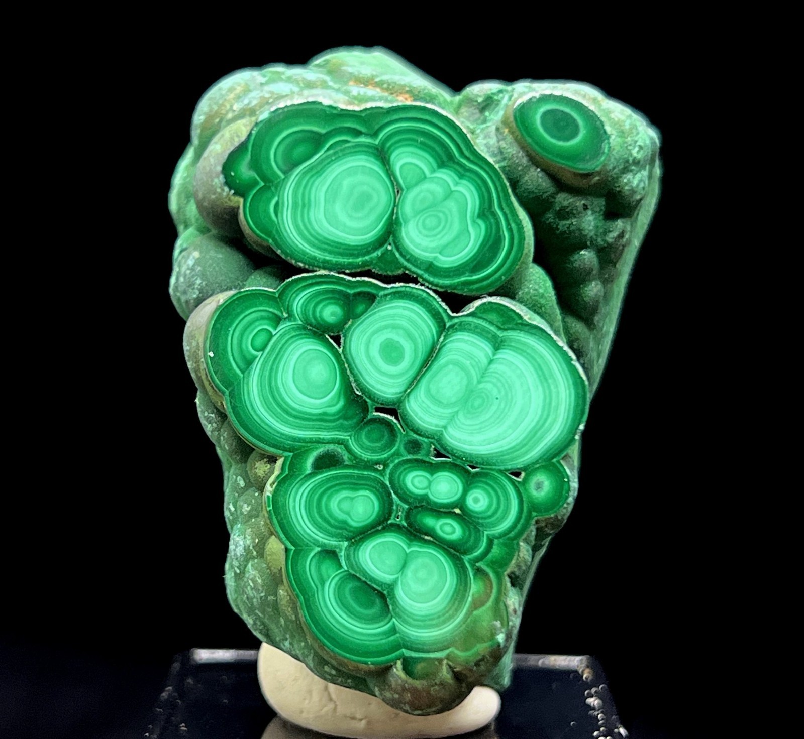 46mm 83g Beautiful Polished Green Malachite, Natural Mineral