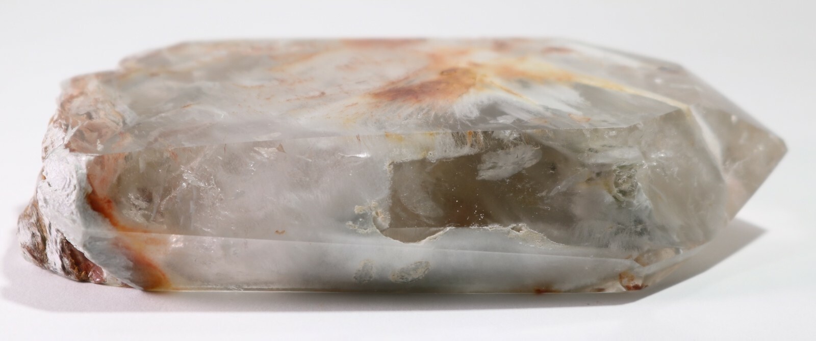 Museum-Grade Amphibole in Quartz Minas Gerais Brazil 131 mm. 5+ inches COA 2825