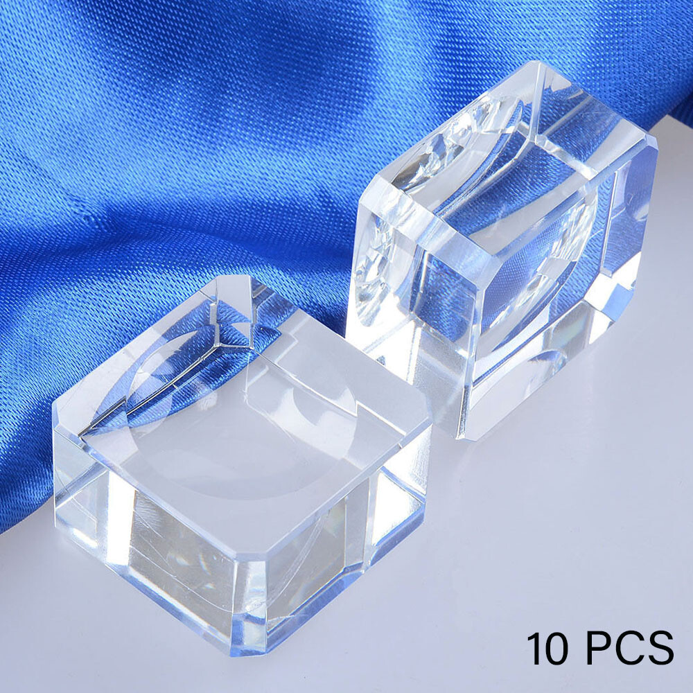 10X Circular Luminous Base Crystal Ball Saturn Creative Night Light Ornament US