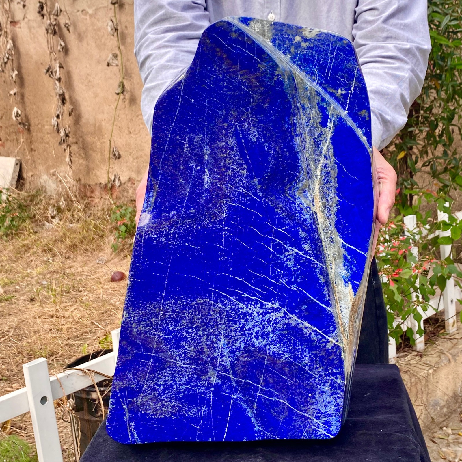 61.61LB Lapis Lazuli Freeform Polished Rough Tumble Healing Crystal Specimen Sto