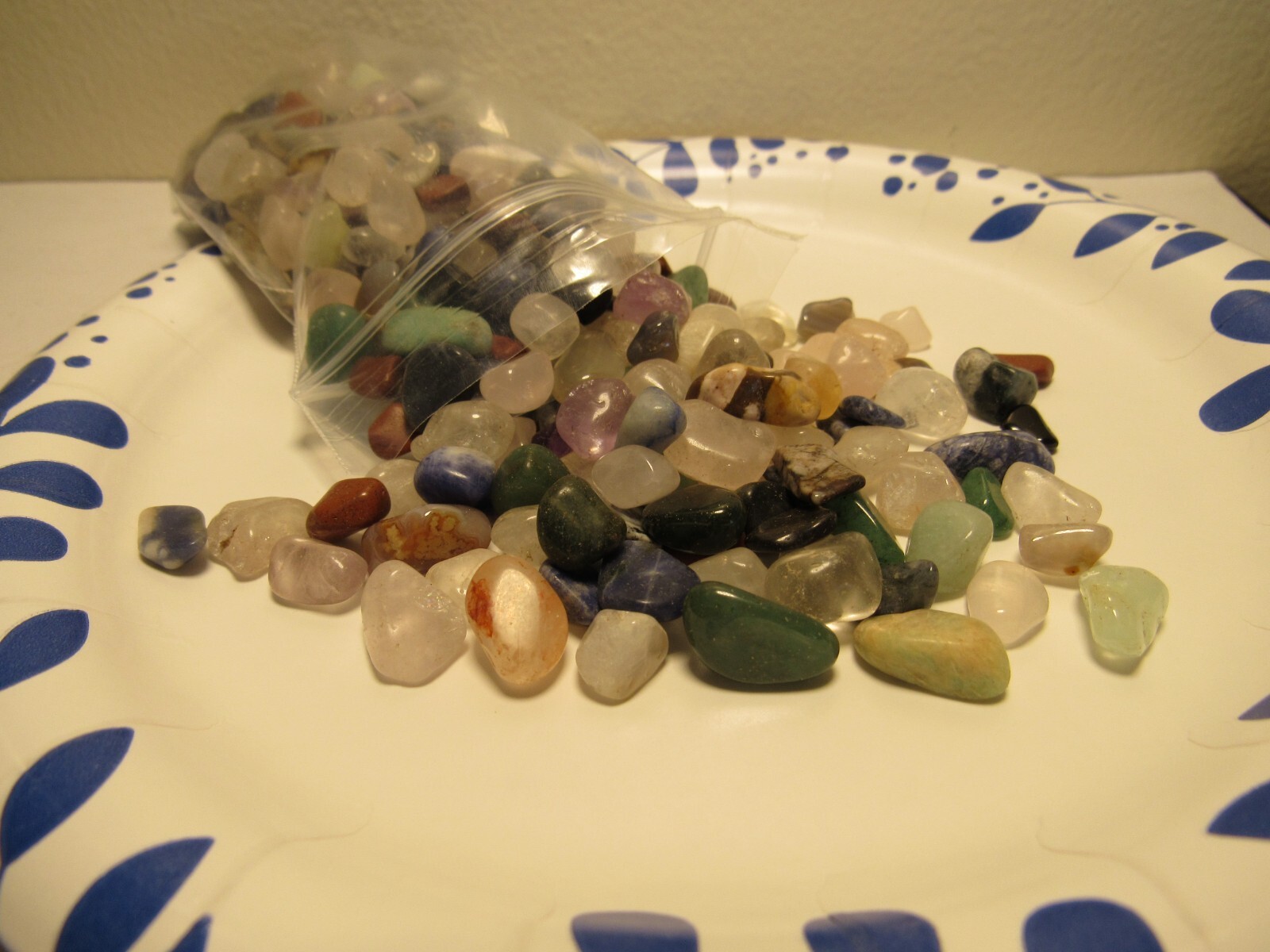 8 Ounces Mixed Chips 4-15mm Tumbled Stones Reiki Healing Crystals