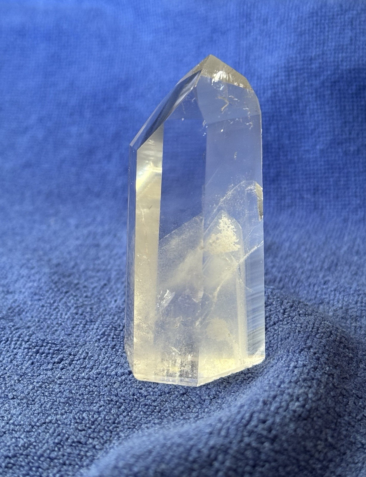 Clear Quartz Crystal With Multiple Phantoms