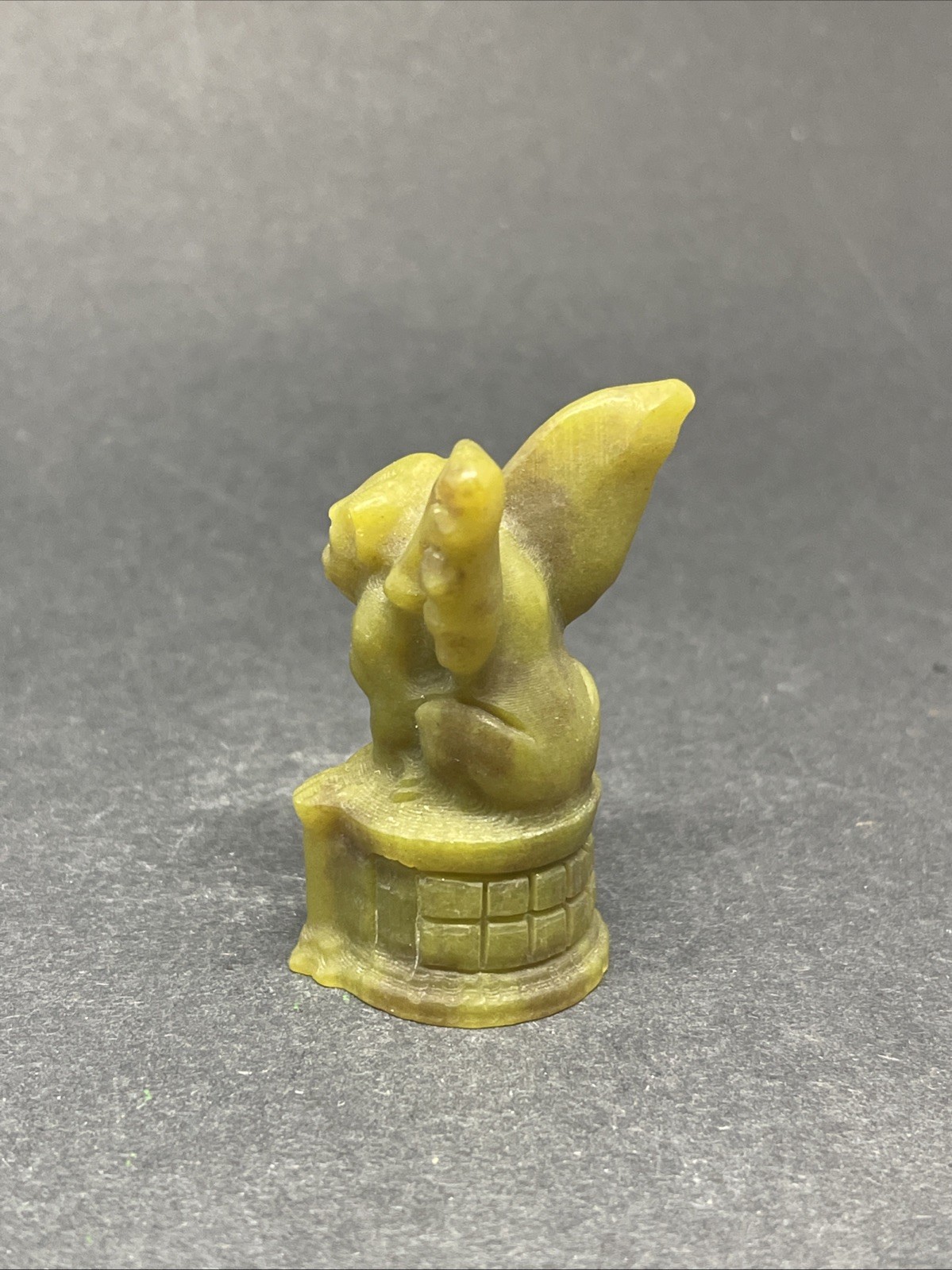 Natural Lemon Jade Gargoyles Quartz Crystal Skull Carved Figurines Gem 2.5″