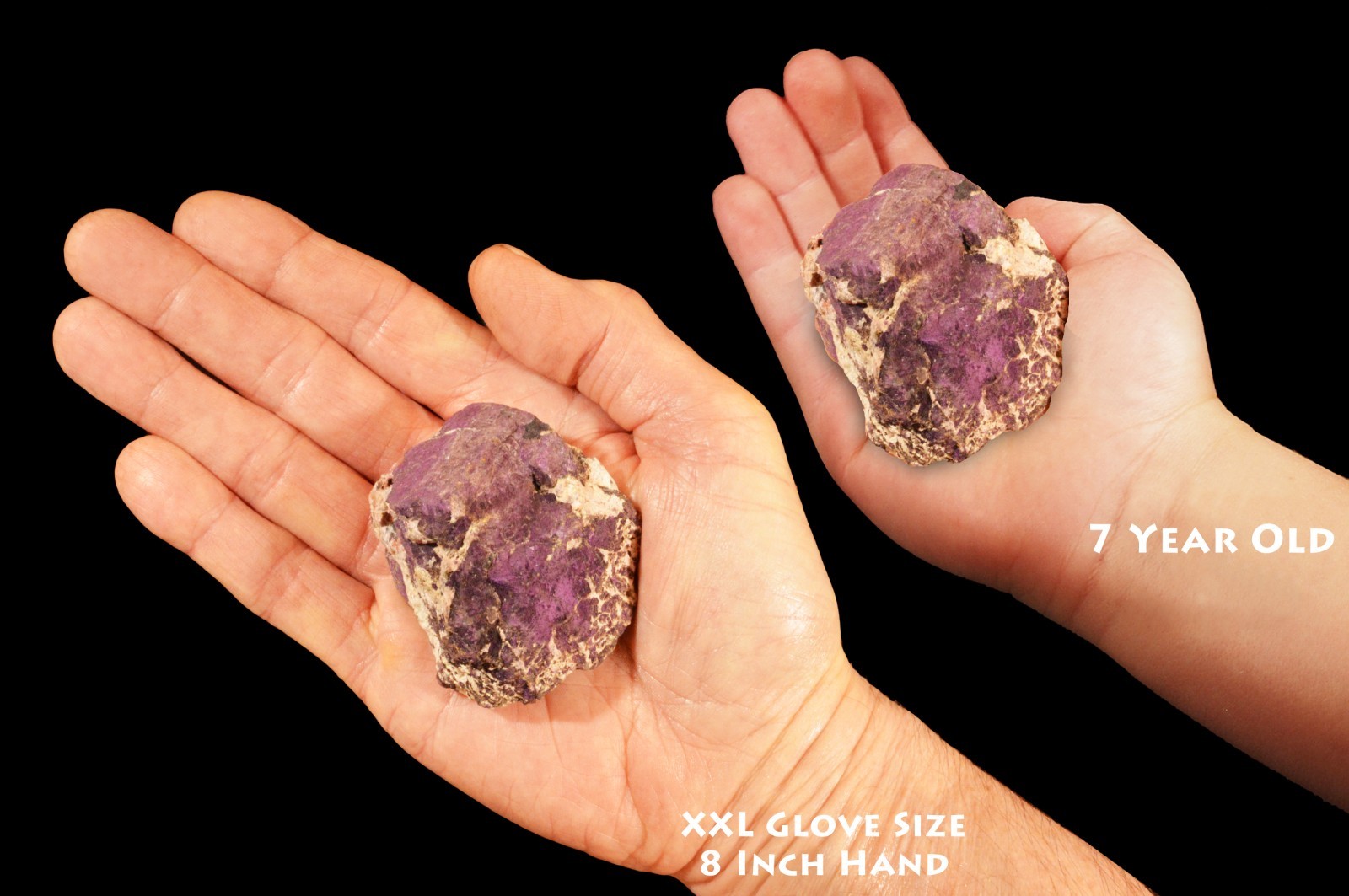 PURPURITE 2 3/4″ 4-7 Oz Raw Rock Mineral Specimen Crown Chakra Healing Stone