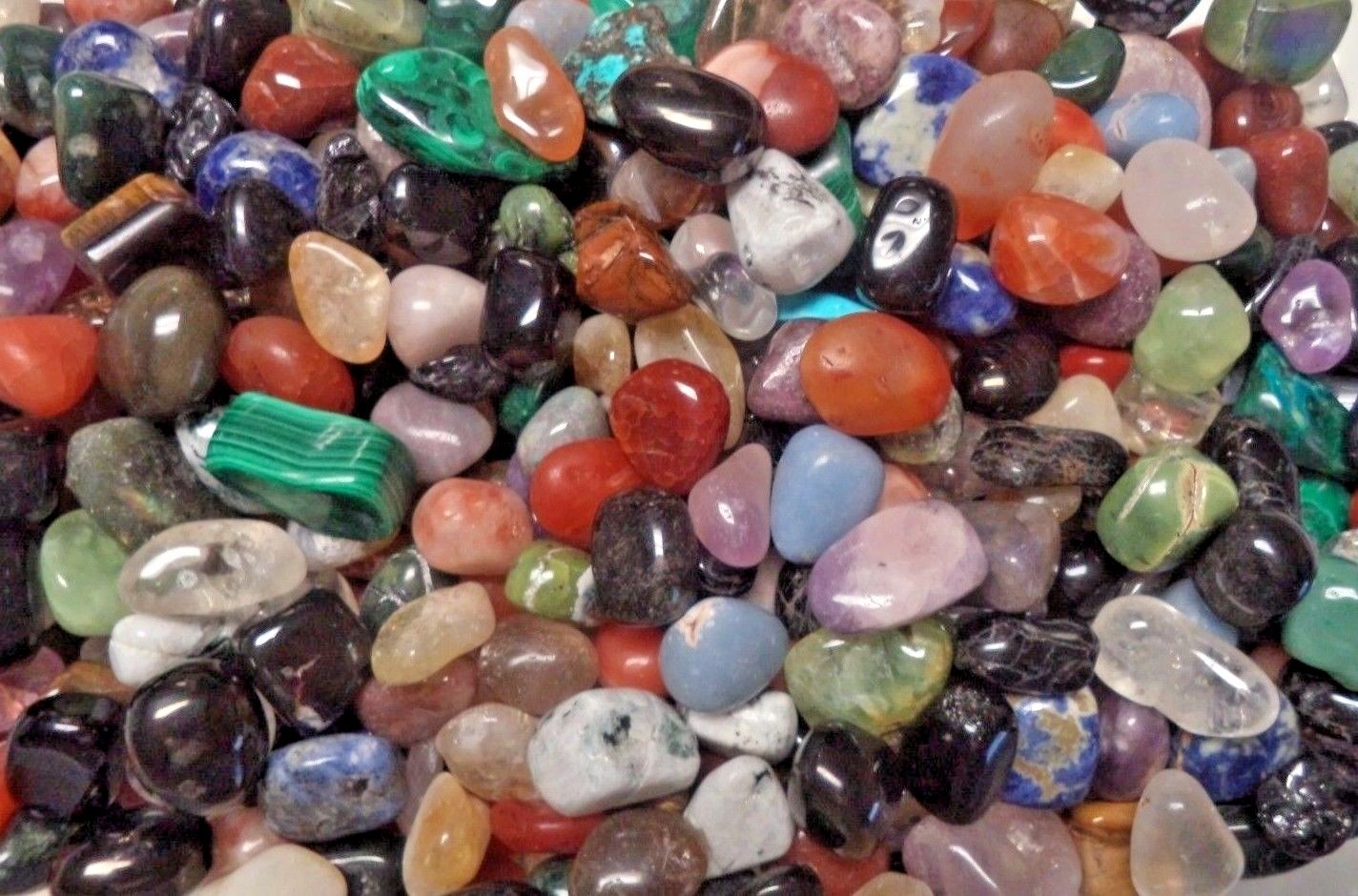 5 Pack Lots Tumbled Stones: Choose Type (Crystal Healing, Bulk)