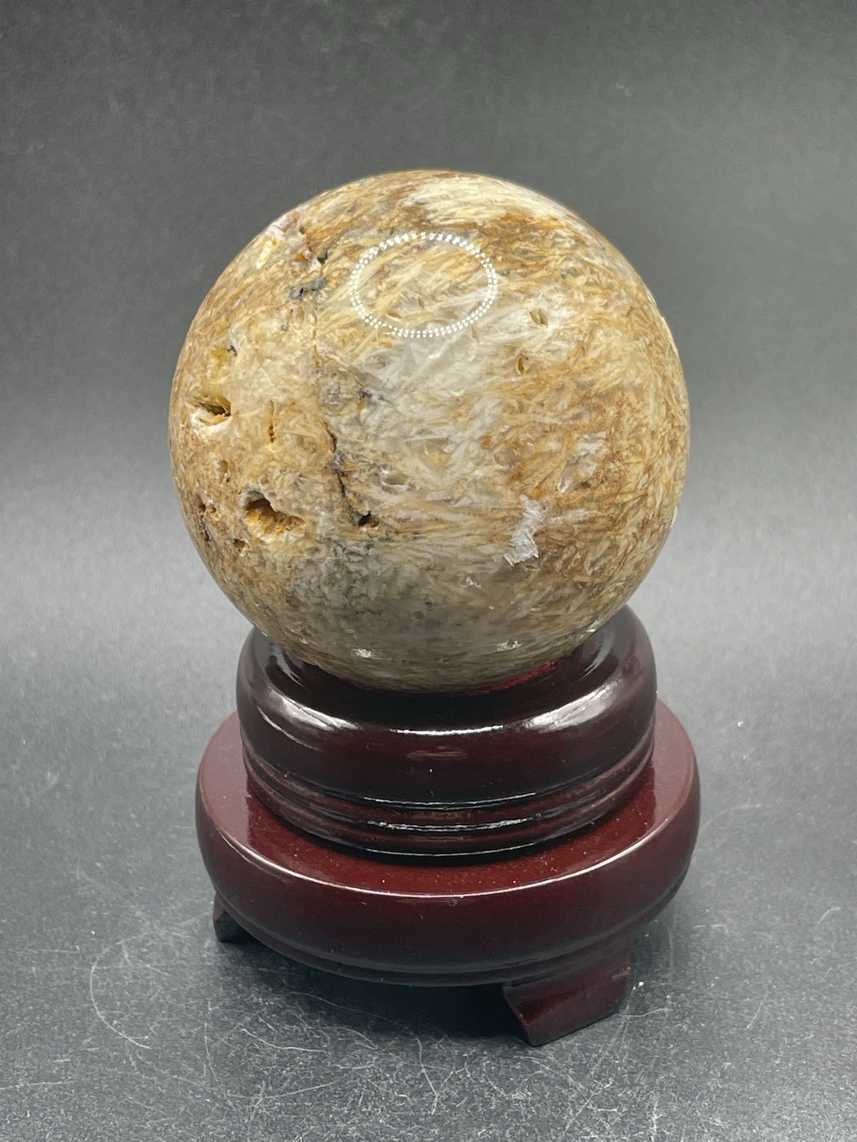 Sphere Wooden Holder Display Base