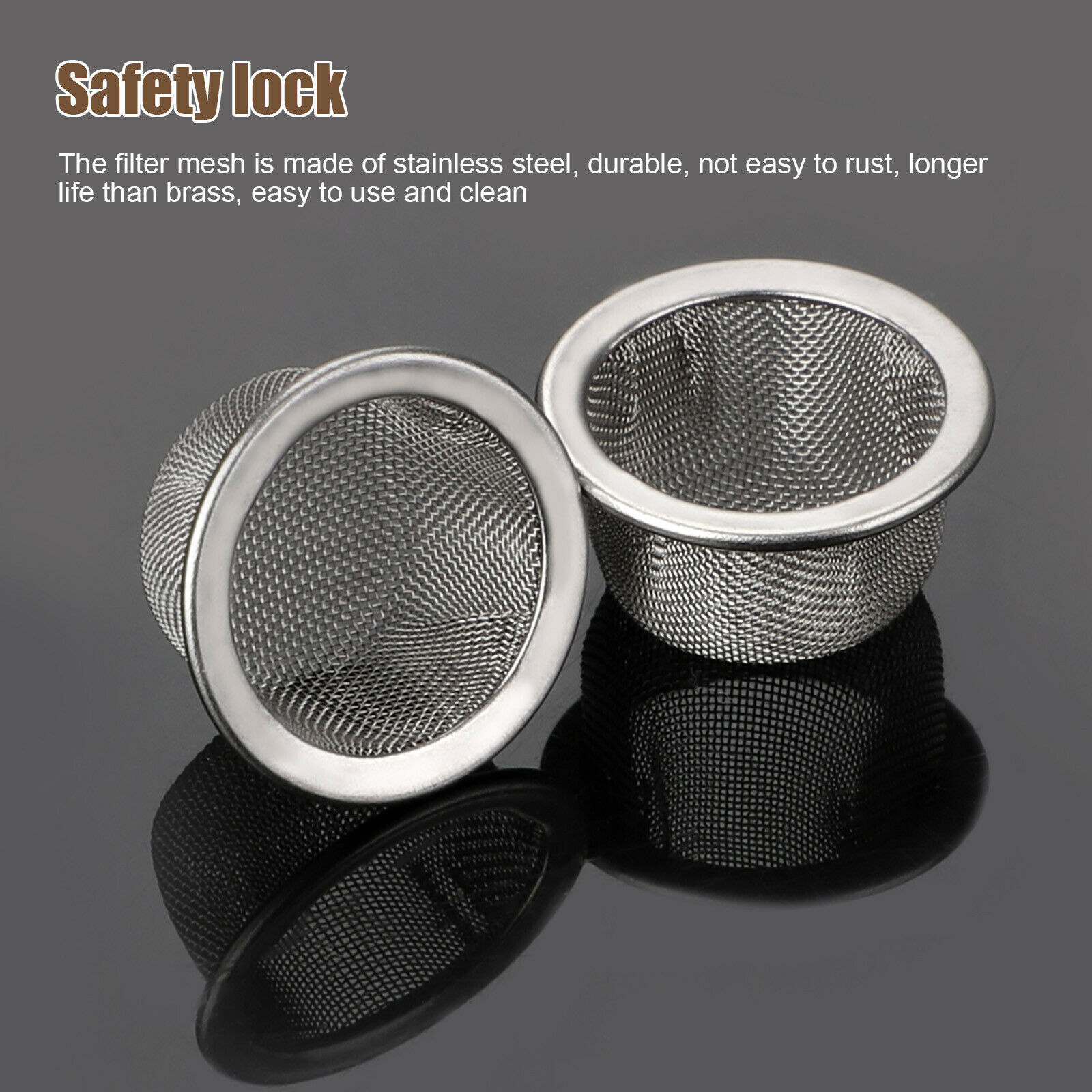 Tobacco Smoking Pipe Metal Filter Screen Stainless Steel Mesh Concave Bowls AA+