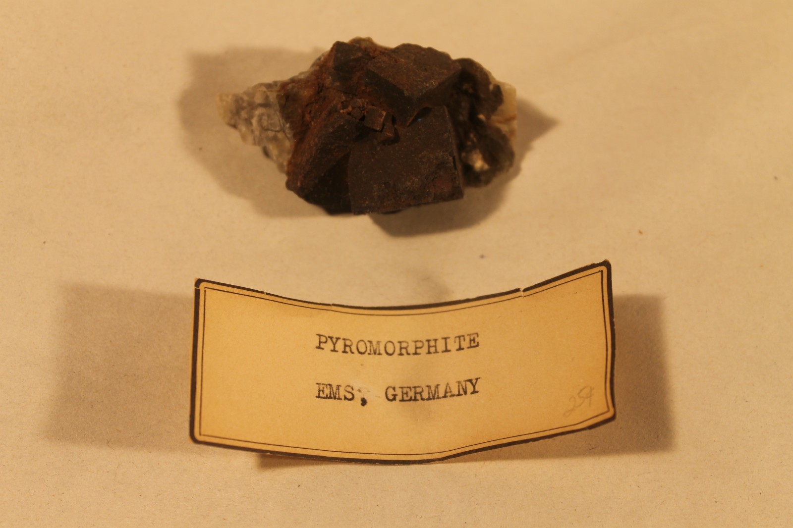 Pyromorphite Specimen, EMS, Germany
