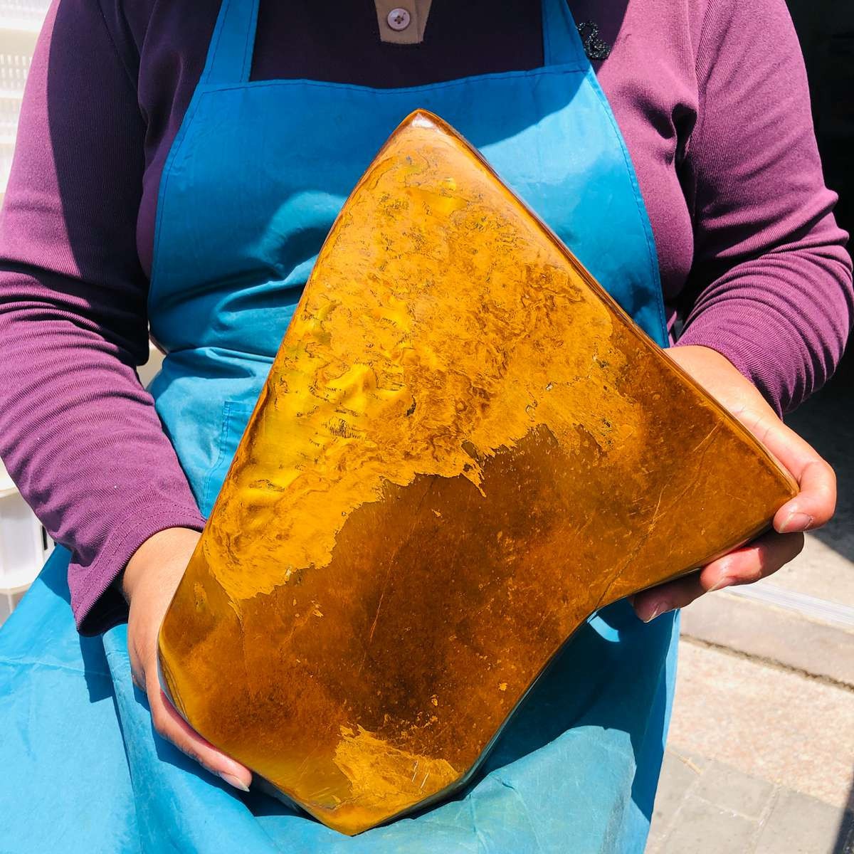 5780g Rare NATURAL Yellow tiger eye quartz crystal Specimen Healing stone
