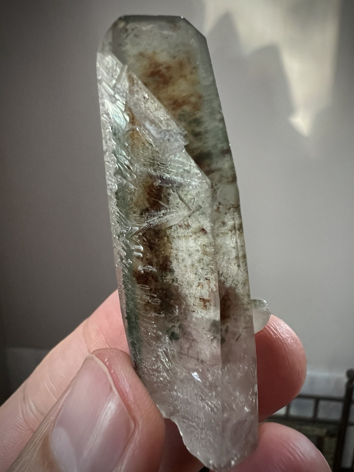 Lodolite Quartz Crystal Garden Quartz Inclusion Quartz Shovel Quartz Brazil