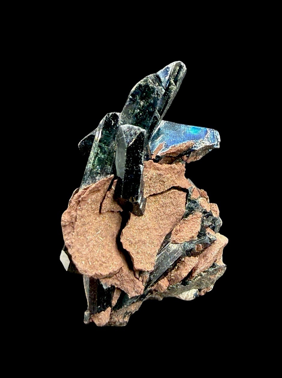 Vivianite Crystals : Tomokoni Mine . Potosi , Bolivia 🇧🇴