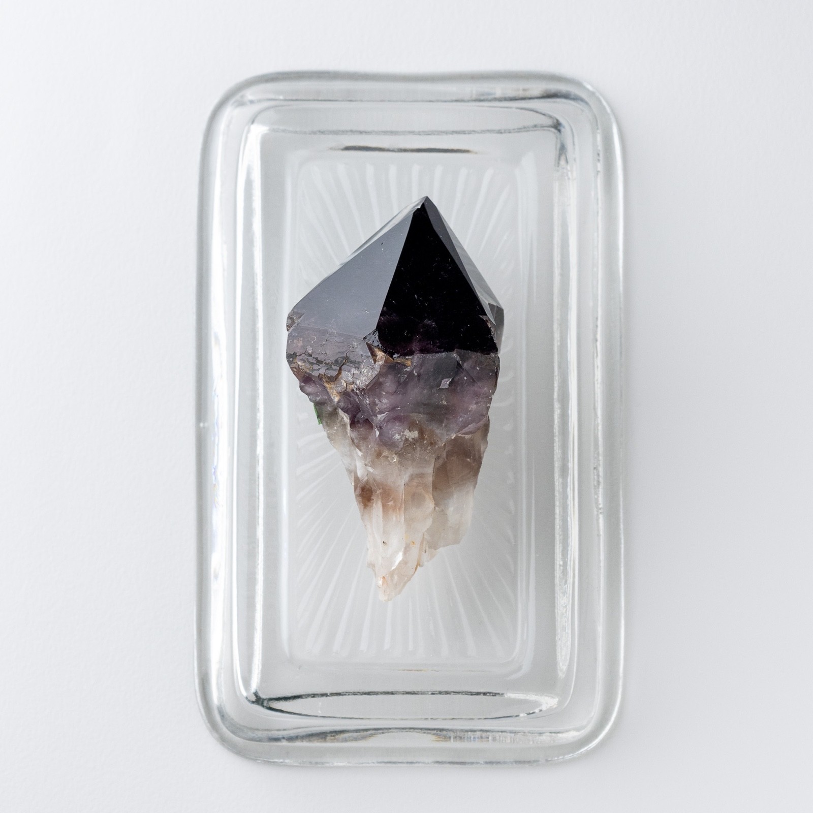 Atomic Amethyst Chunky raw Root w/ Polished Point Trapiche Dragon Tooth Crystal
