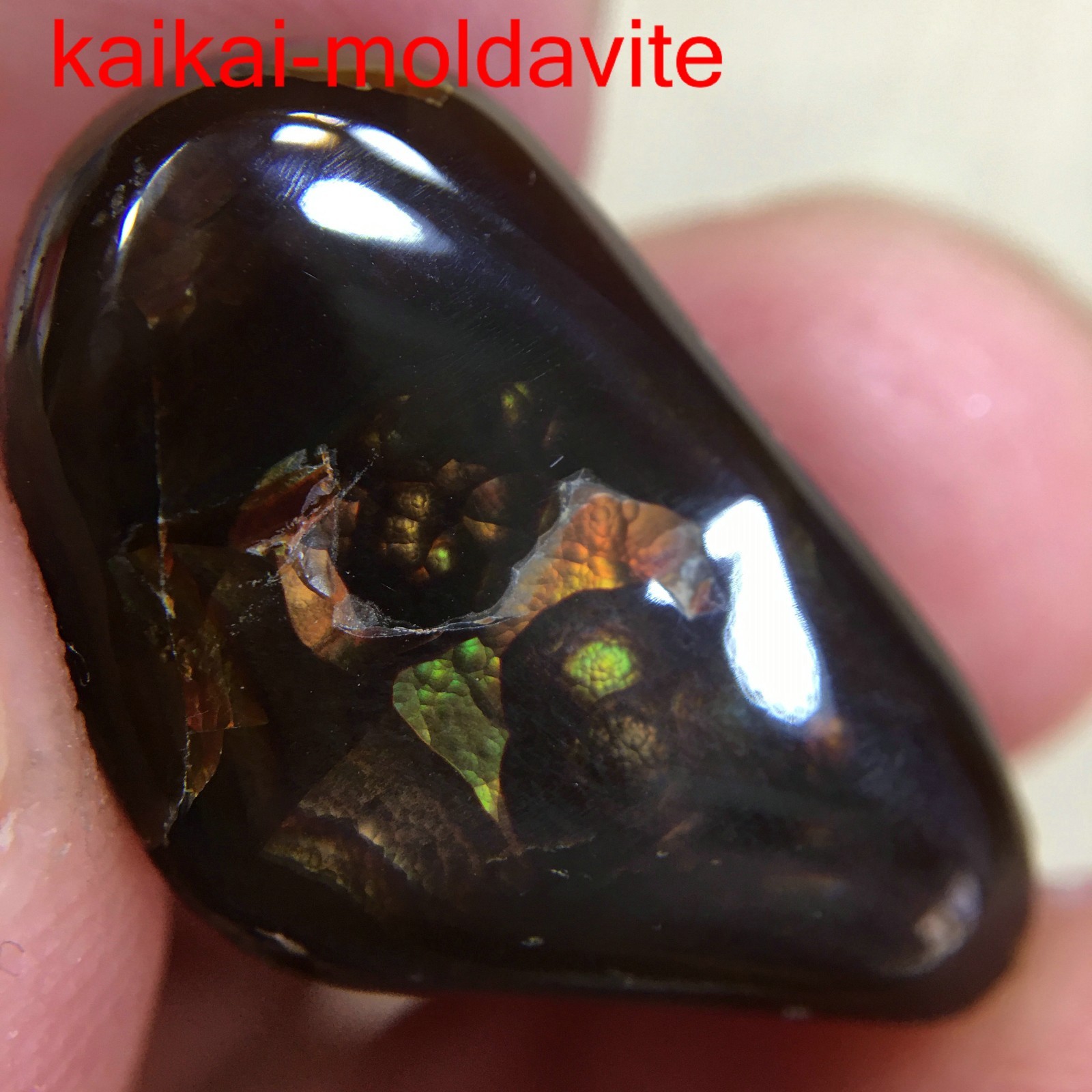 14.9Ct TOP GRADE Quality Genuine Natural Mexico Fire Agate Cabochon –103
