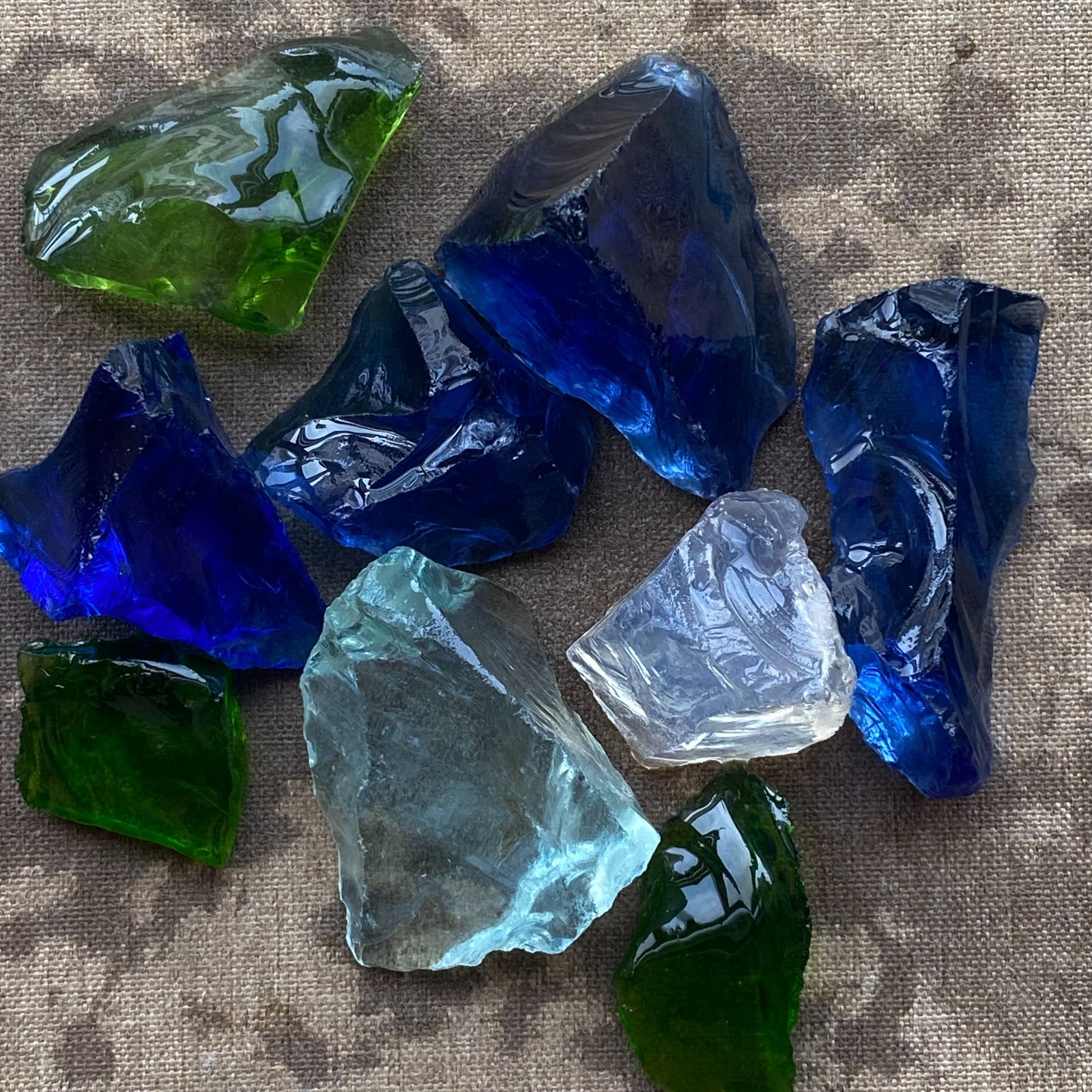 183g 7pcs ANDARA triple vortex energy monatomic crystal W433