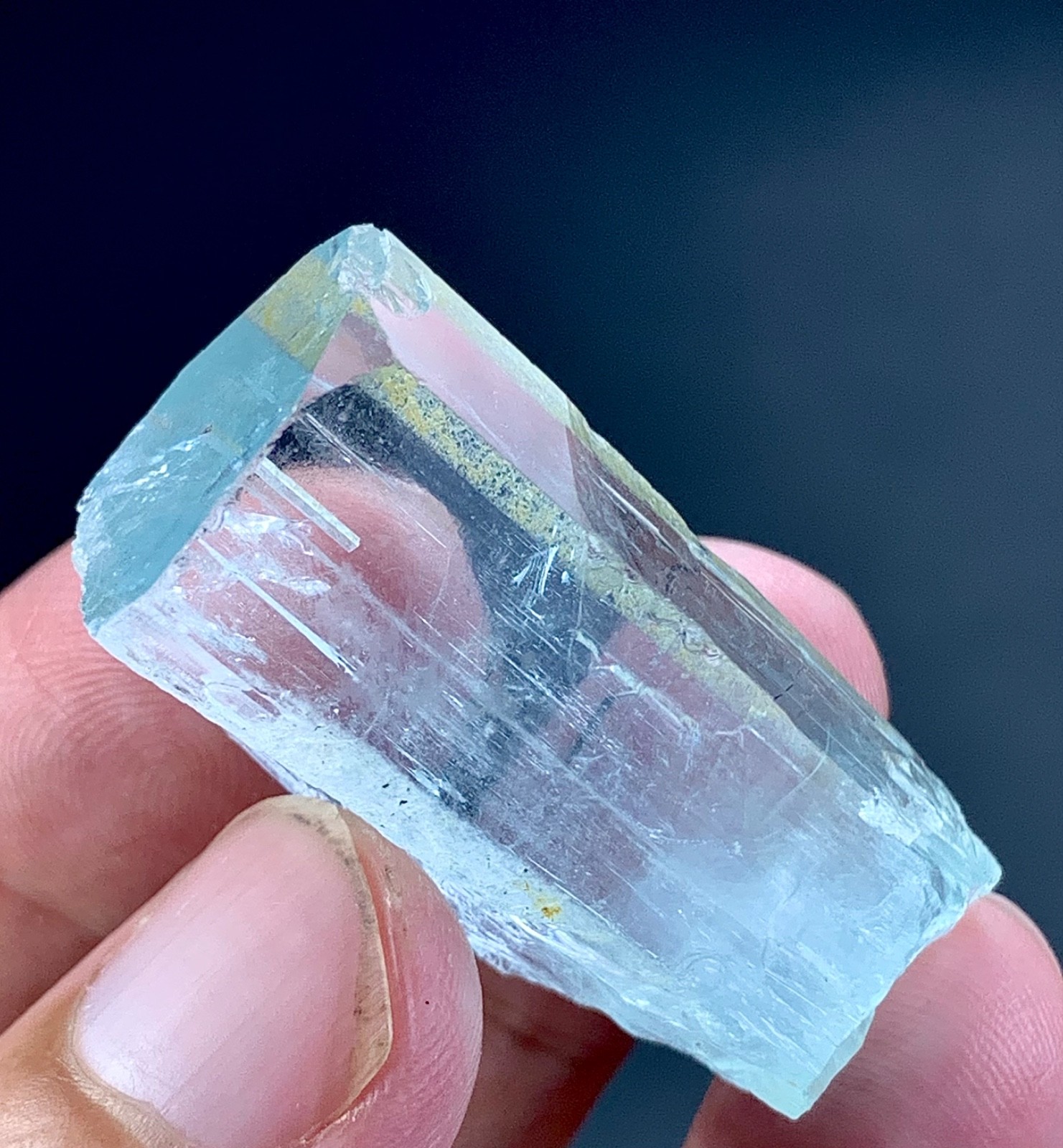 Aquamarine Crystal From Pakistan 104 Carat