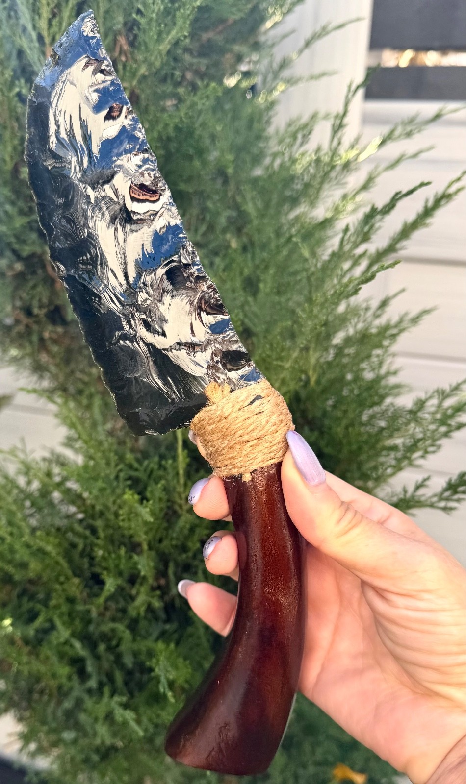 Wholesale Lot 2 PCs Natural Obsidian Dagger & Knife Healing Energy Crystal