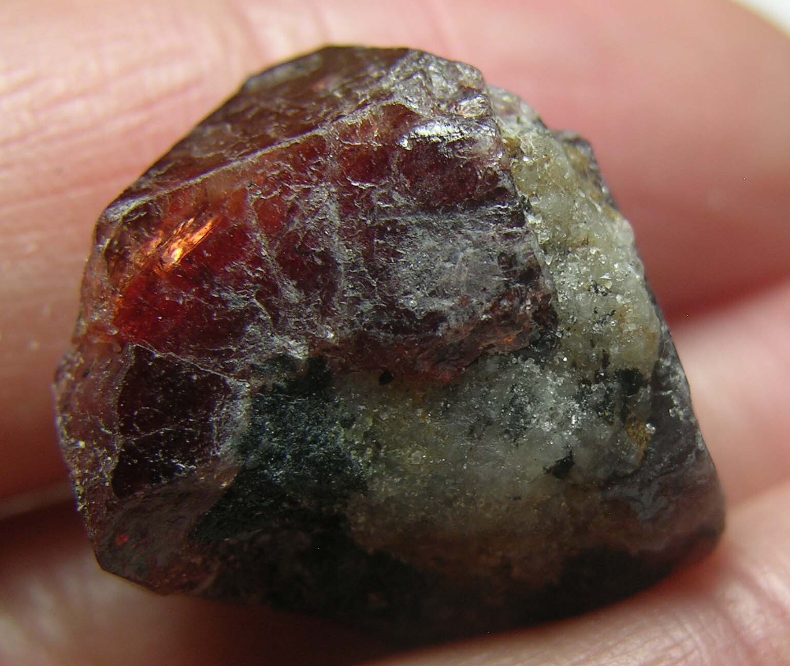 #39 Afghanistan 59.35ct Natural Octagonal Brownish Red Zircon Specimen 11.g 20mm