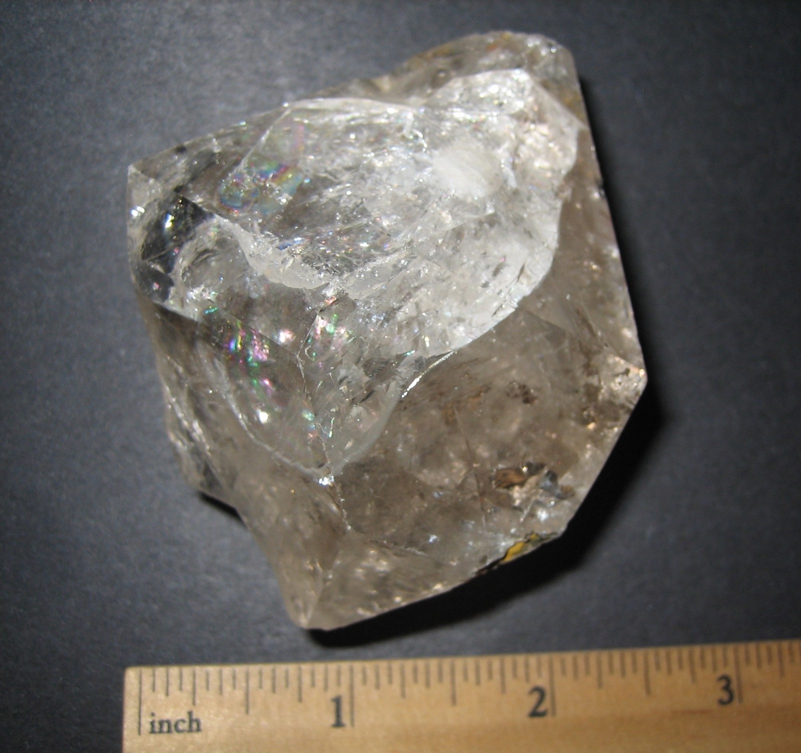 3″ LARGE NATURAL ROUGH HERKIMER DIAMOND QUARTZ CRYSTAL NEW YORK, USA ~ 217.3g *1