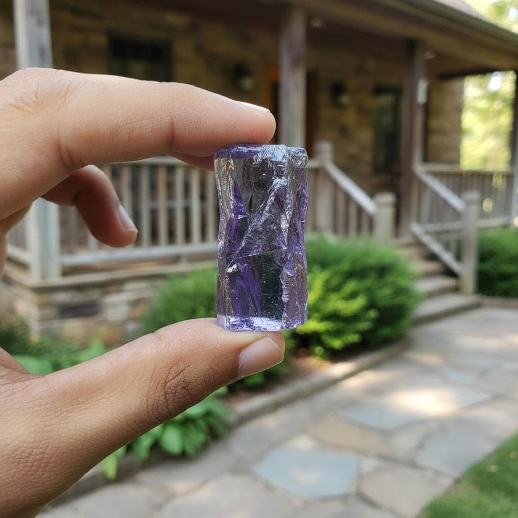 Natural Uncut Purple Zircon Stone 400–450 Carat | Energy Clarity Healing Crystal