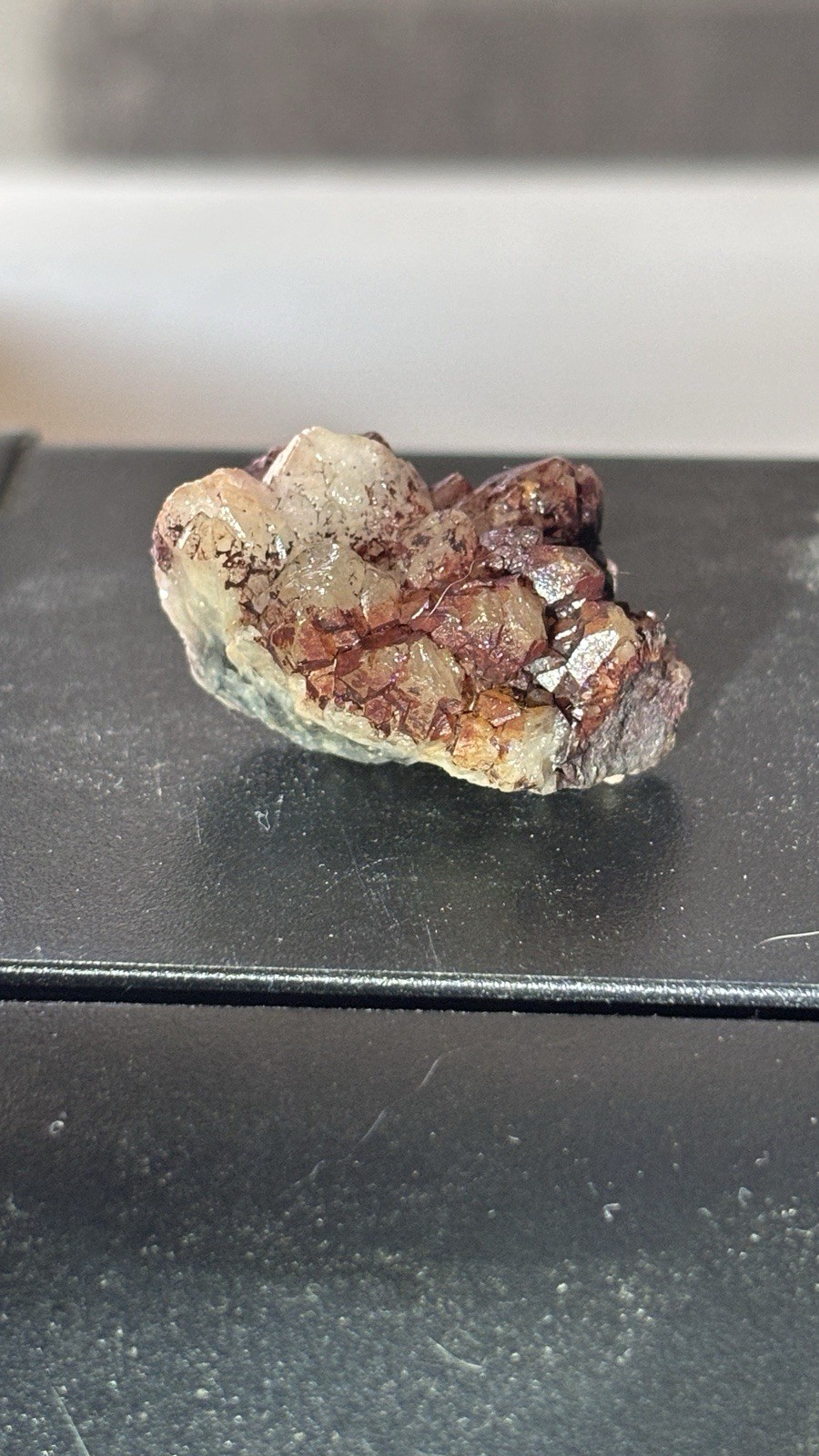 Hematite-Included Arizona Fire Crystal Cluster