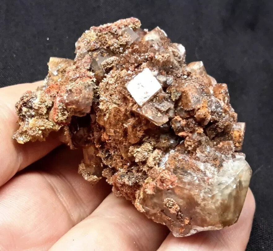 3 oz Natural 2″ CALCITE with MIMETITE from Chihuahua, Mexico
